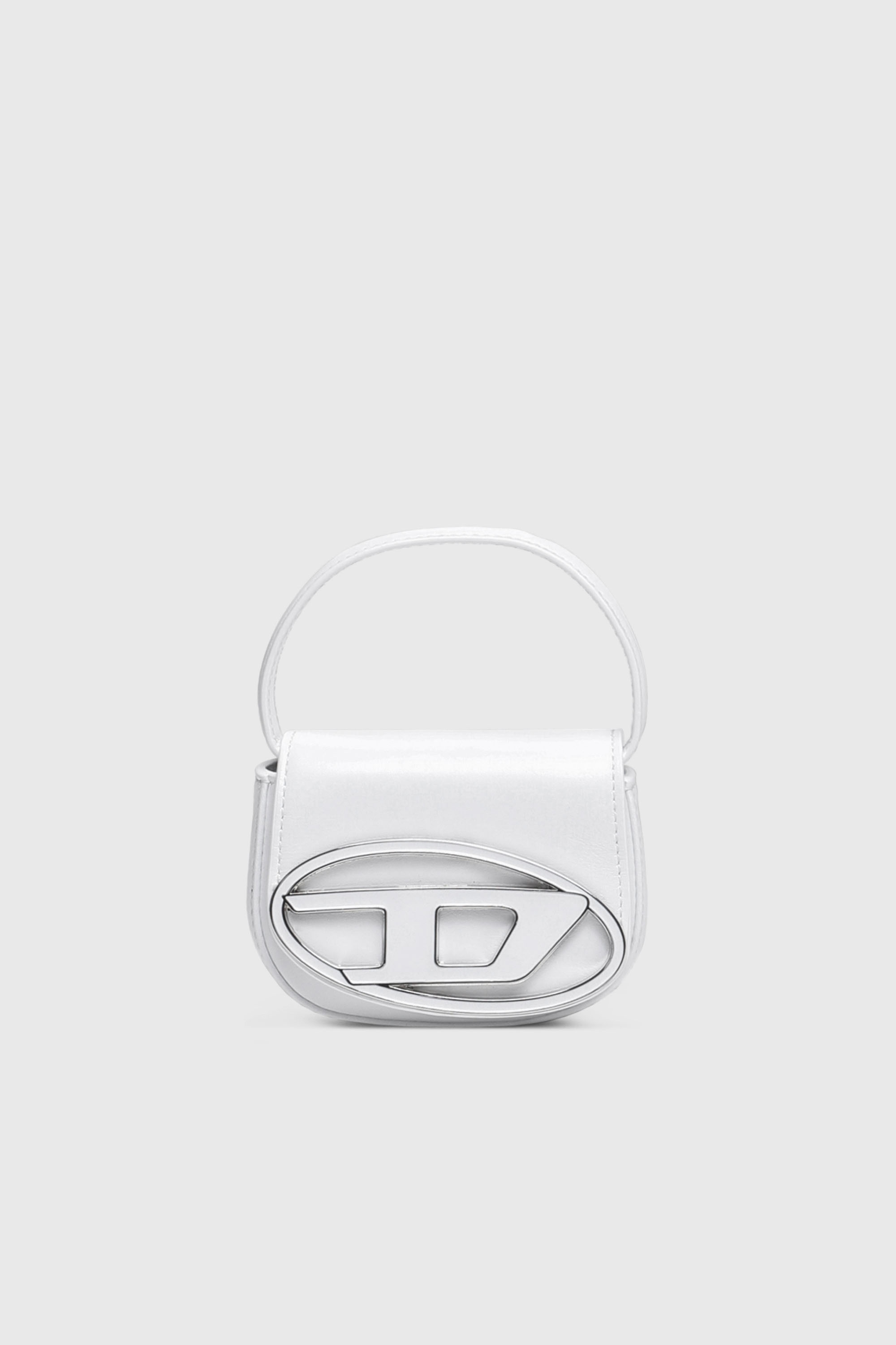 Diesel - 1DR XS, Woman's 1DR XS-Iconic mini bag with D logo plaque in White - 1