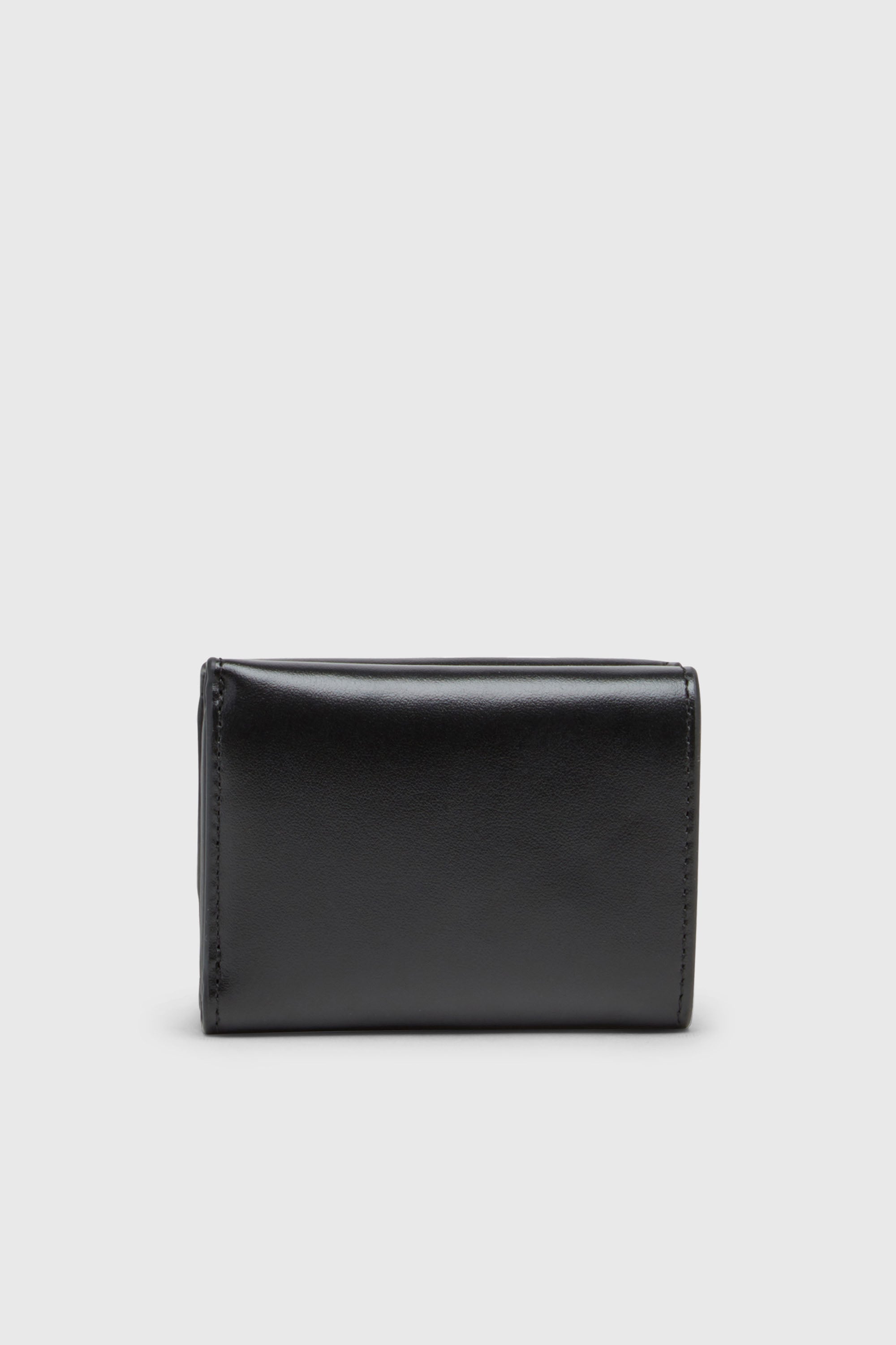 Diesel - 1DR TRI FOLD COIN XS II, Portafoglio in pelle pieghevole in tre parti Donna in Nero - 2