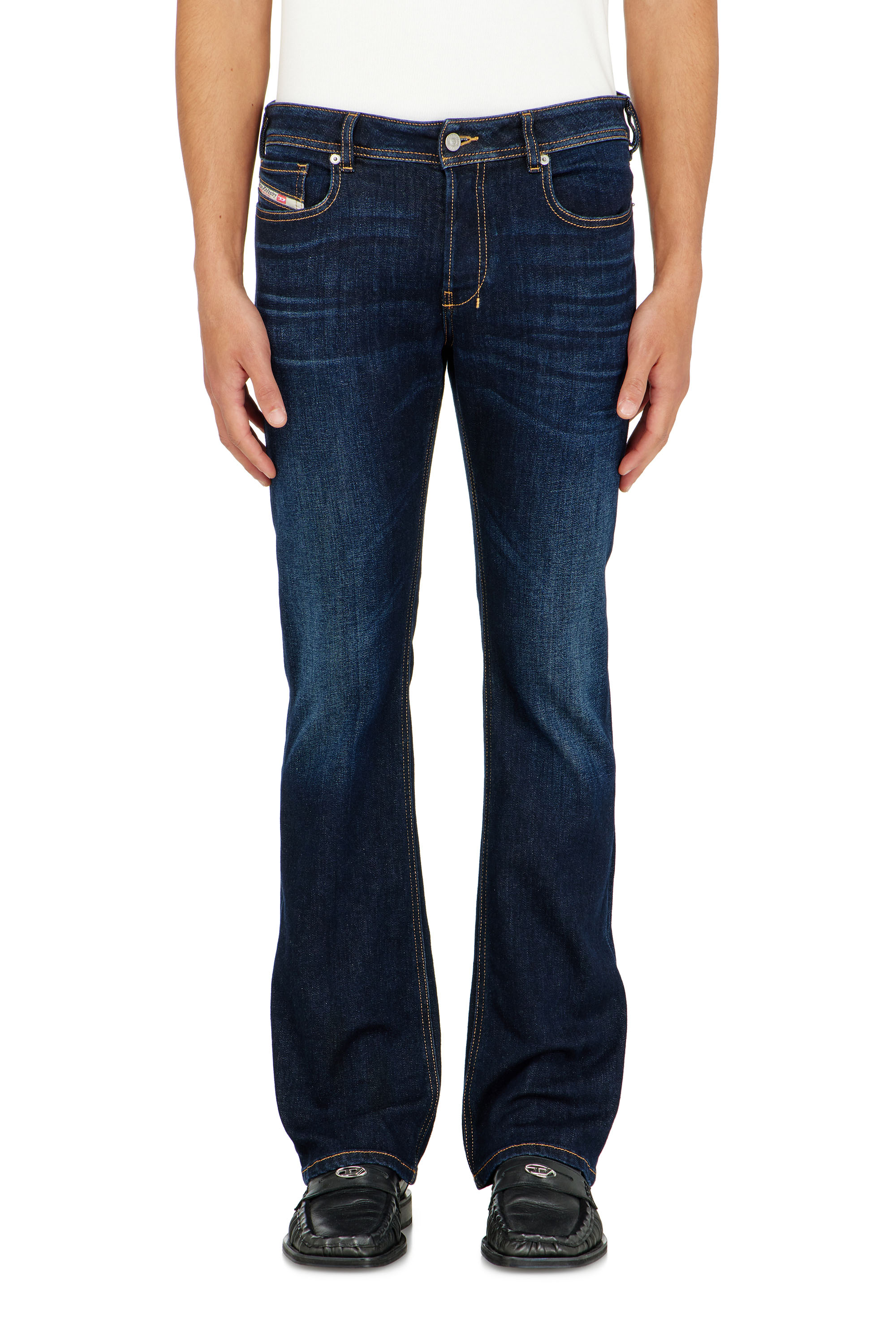 Diesel - Bootcut Jeans 2007 Zatiny 09Q15 Homme, Bleu Fonc&eacute; - Image 4