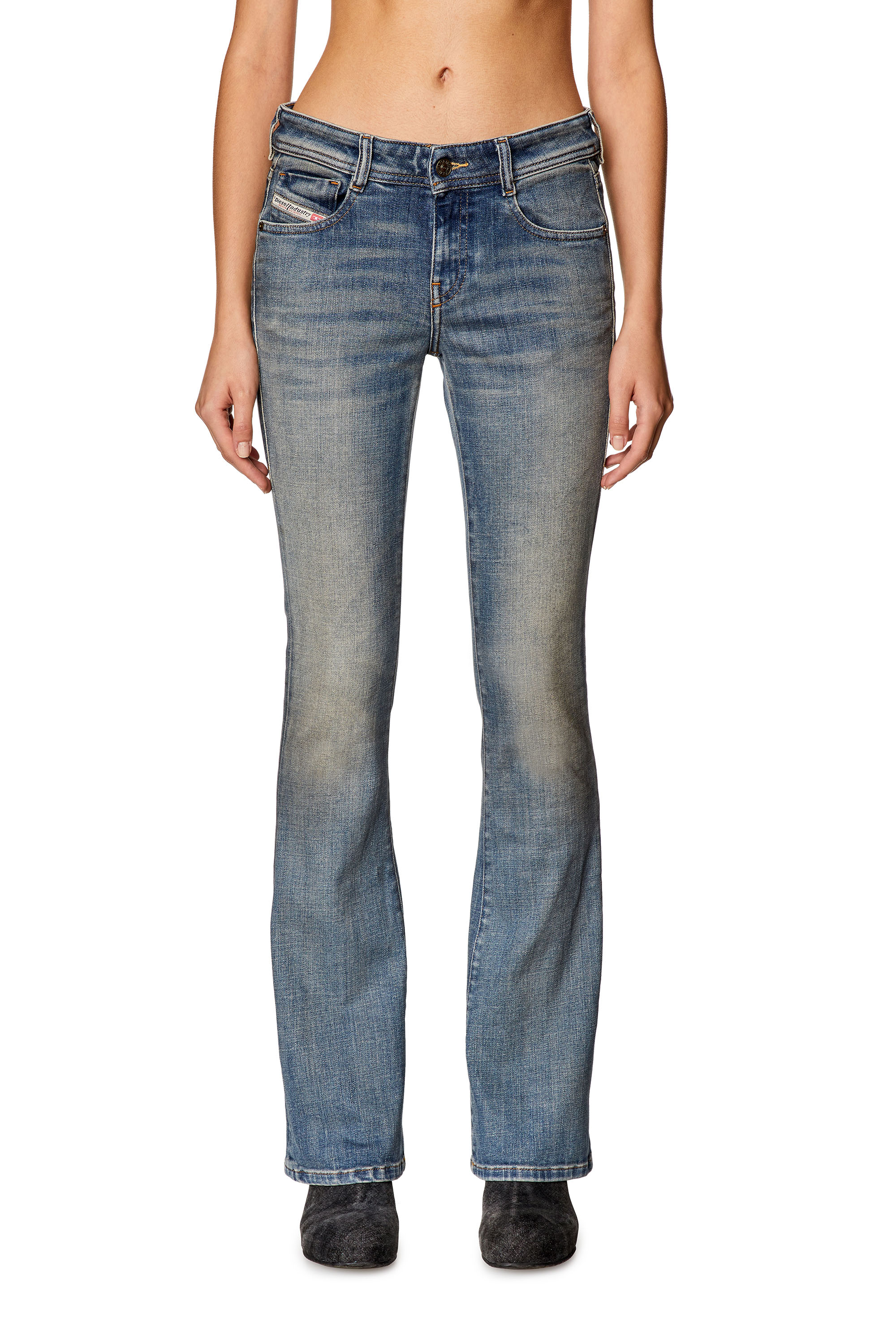 Diesel - Bootcut and Flare Jeans 1969 D-Ebbey 09H69, Dunkelblau - Image 1