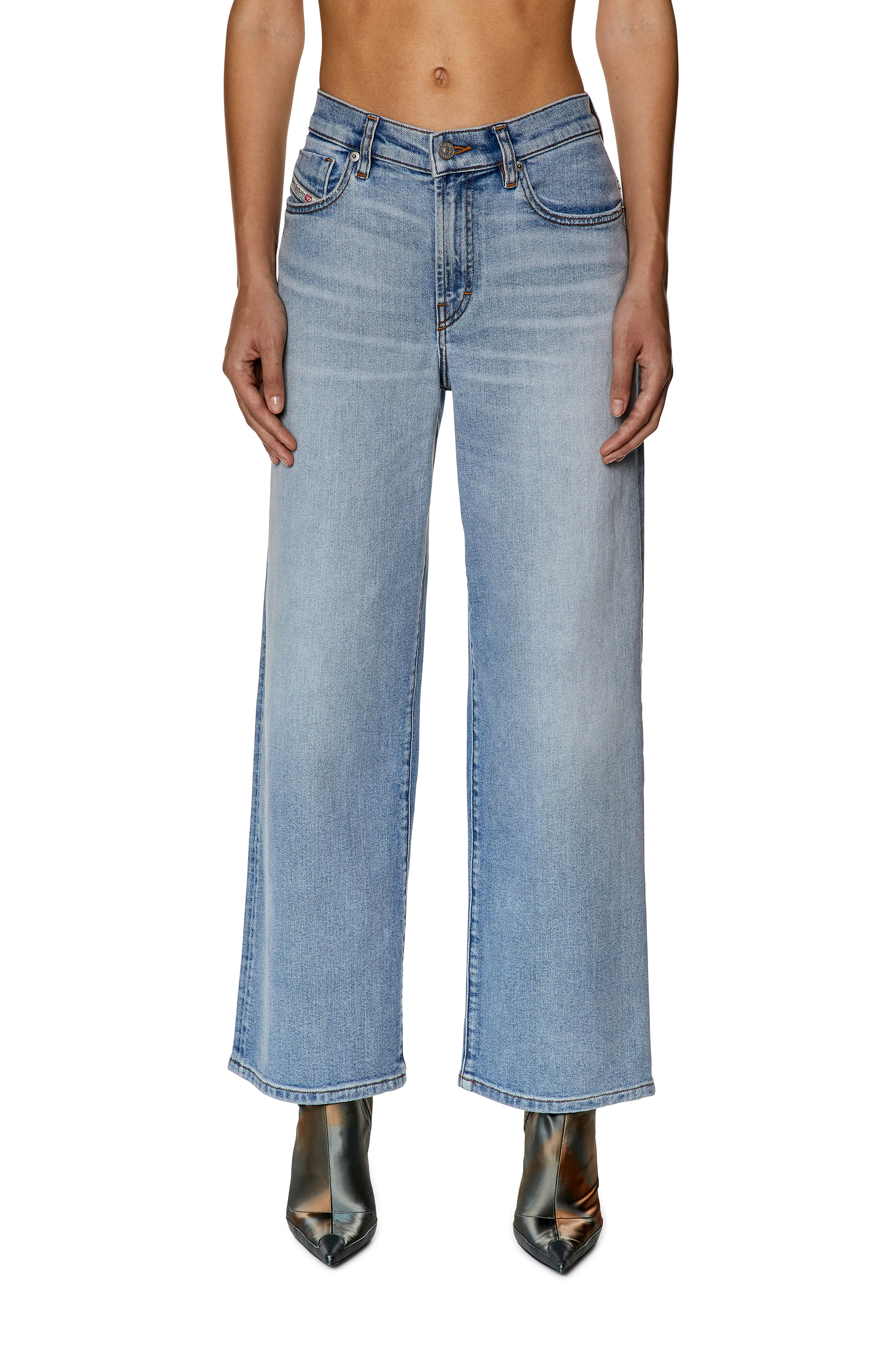 Diesel - Bootcut and Flare Jeans 2000 Widee 0AJAT, Bleu Clair - Image 2