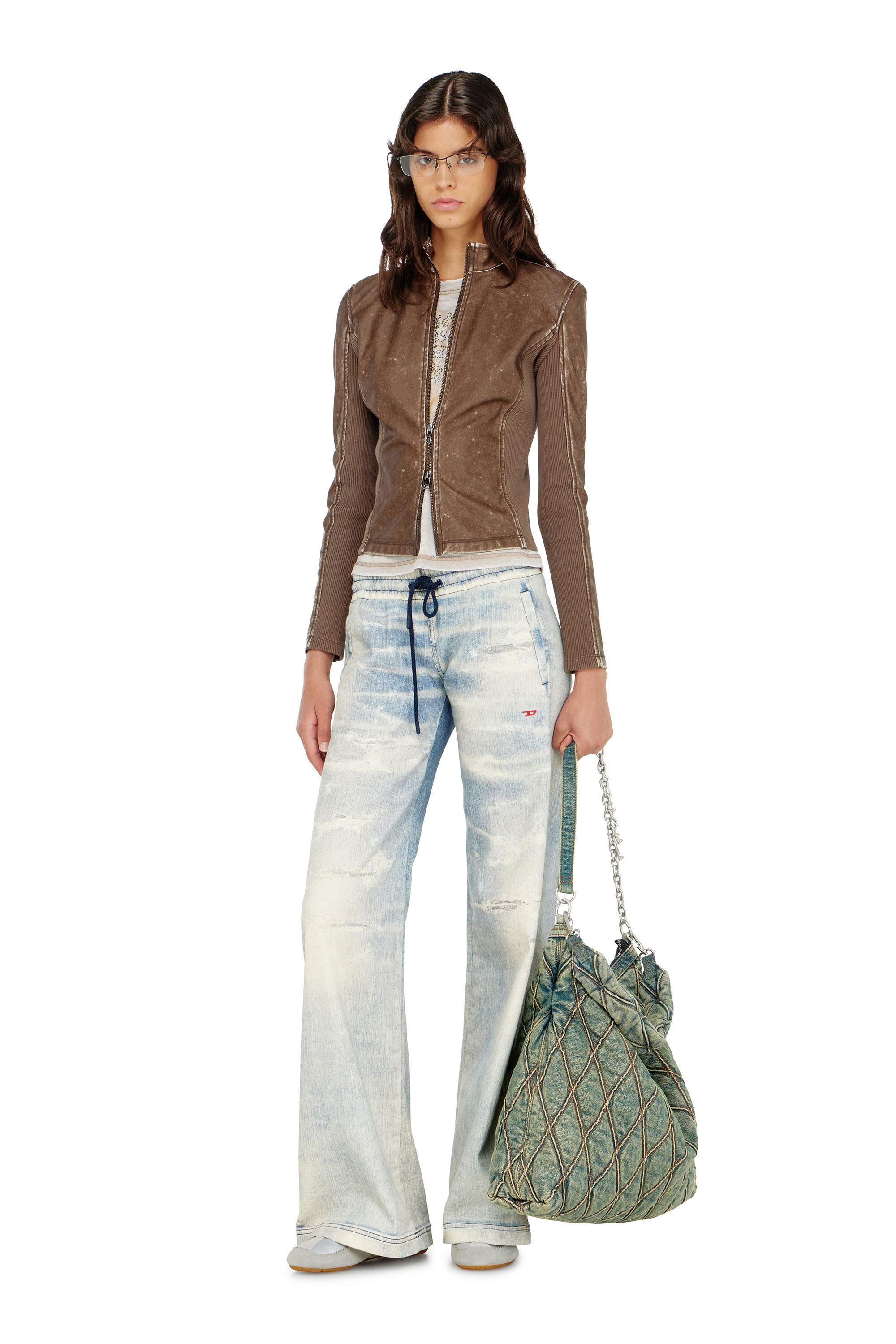 Diesel - Damen Relaxed 2078 D-Ainty Joggjeans&reg; 068XM, Hellblau - 1
