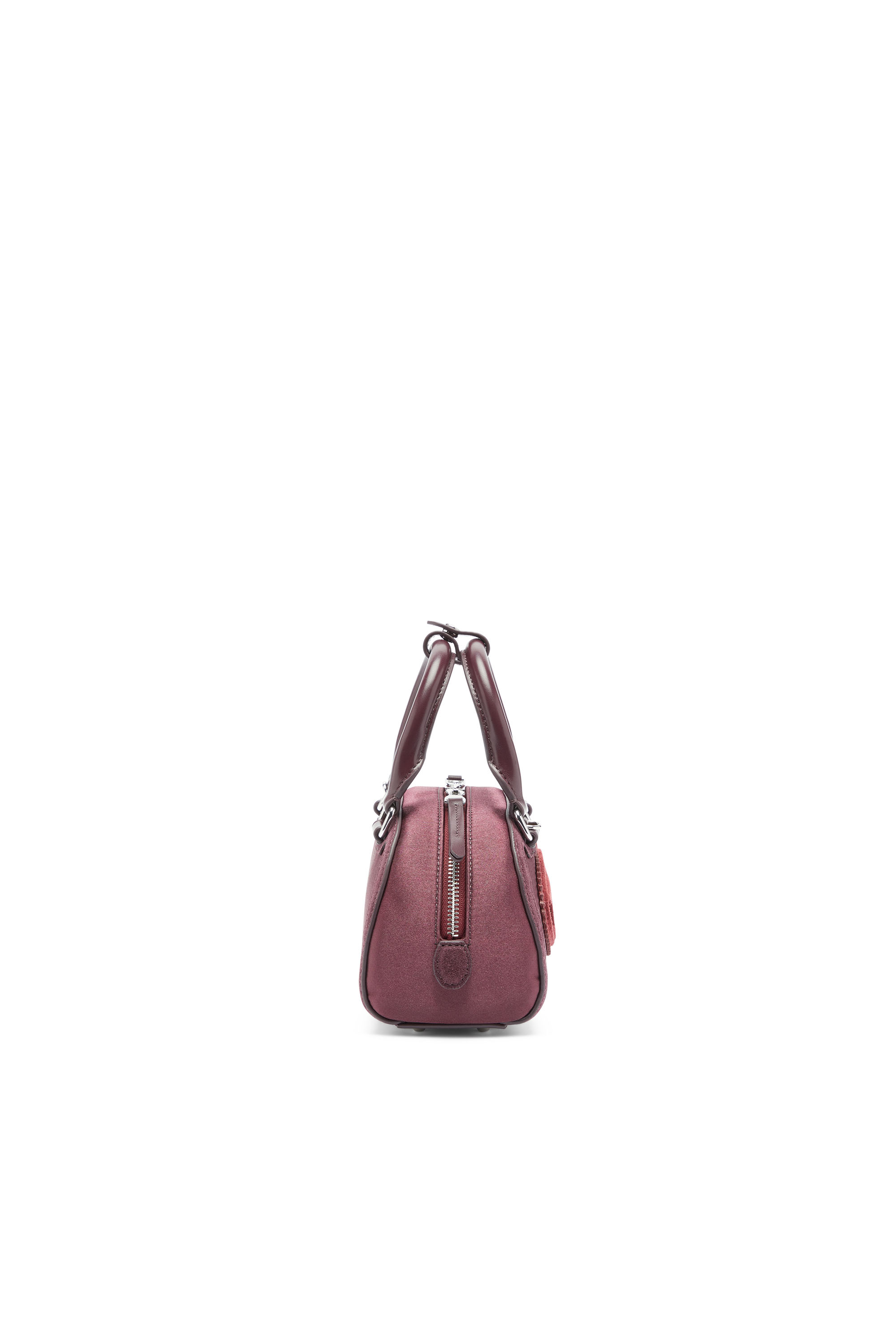 Diesel - 1DR DOME CROSSBODY, 1DR Dome - Borsa bowling piccola in raso e scamosciato Donna in ToBeDefined - 4