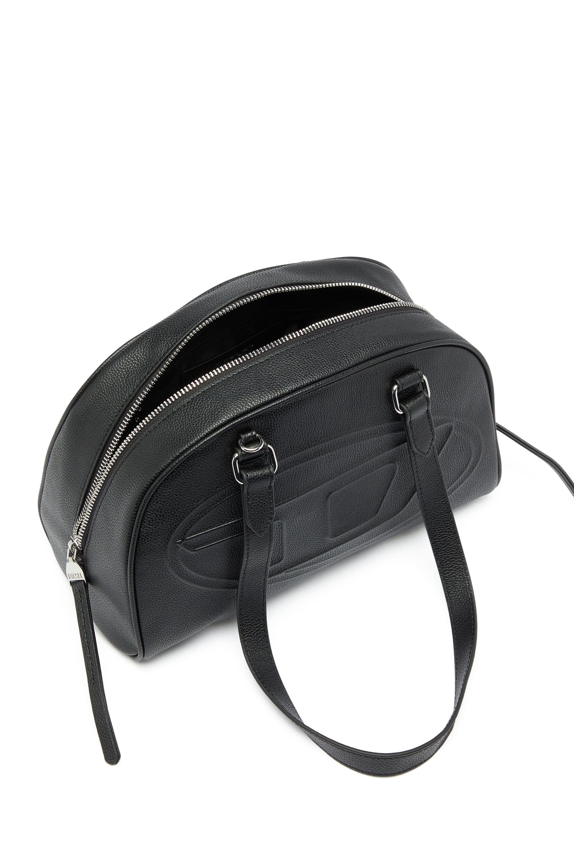 Diesel - 1DR DOME SHOULDER, 1DR Dome - Borsa Boston in pelle con logo embossato Unisex in ToBeDefined - 3
