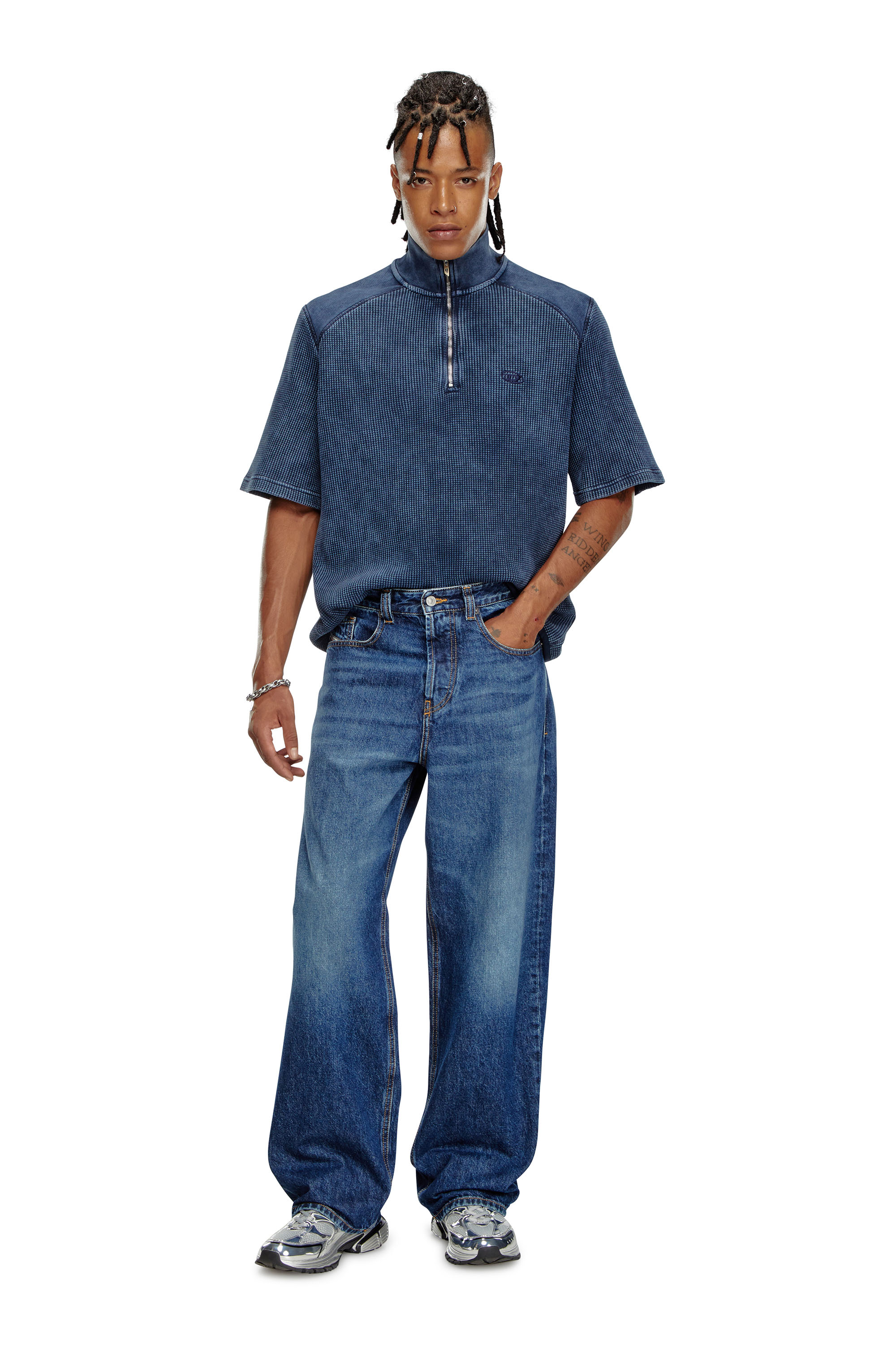 Relaxed Jeans 2001 D-Macro 09I27, Mittelblau Diesel - Herren Relaxed Jeans 2001 D-Macro 09I27, Mittelblau - 1