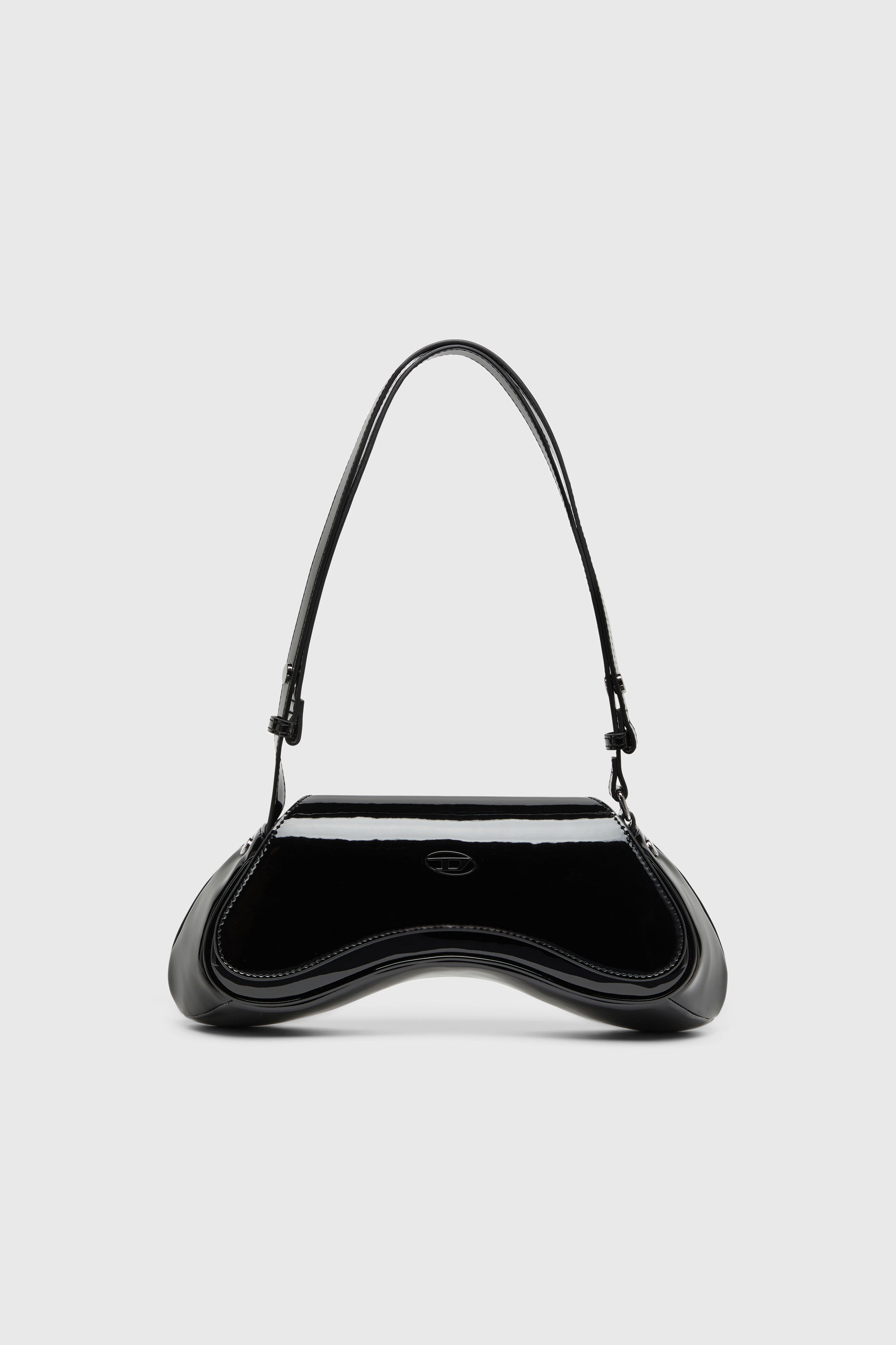 Diesel - PLAY CROSSBODY, Play-Sac &agrave; bandouli&egrave;re glossy Femme in Noir - 1