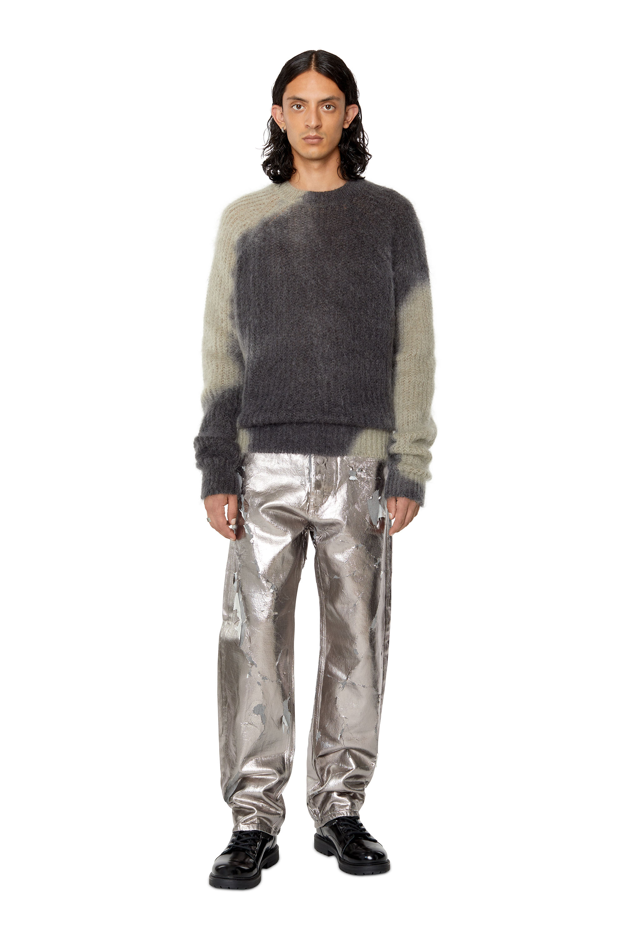 Diesel - 2010 D-Macs 007F7 Straight Jeans, Grigio Chiaro - Image 5