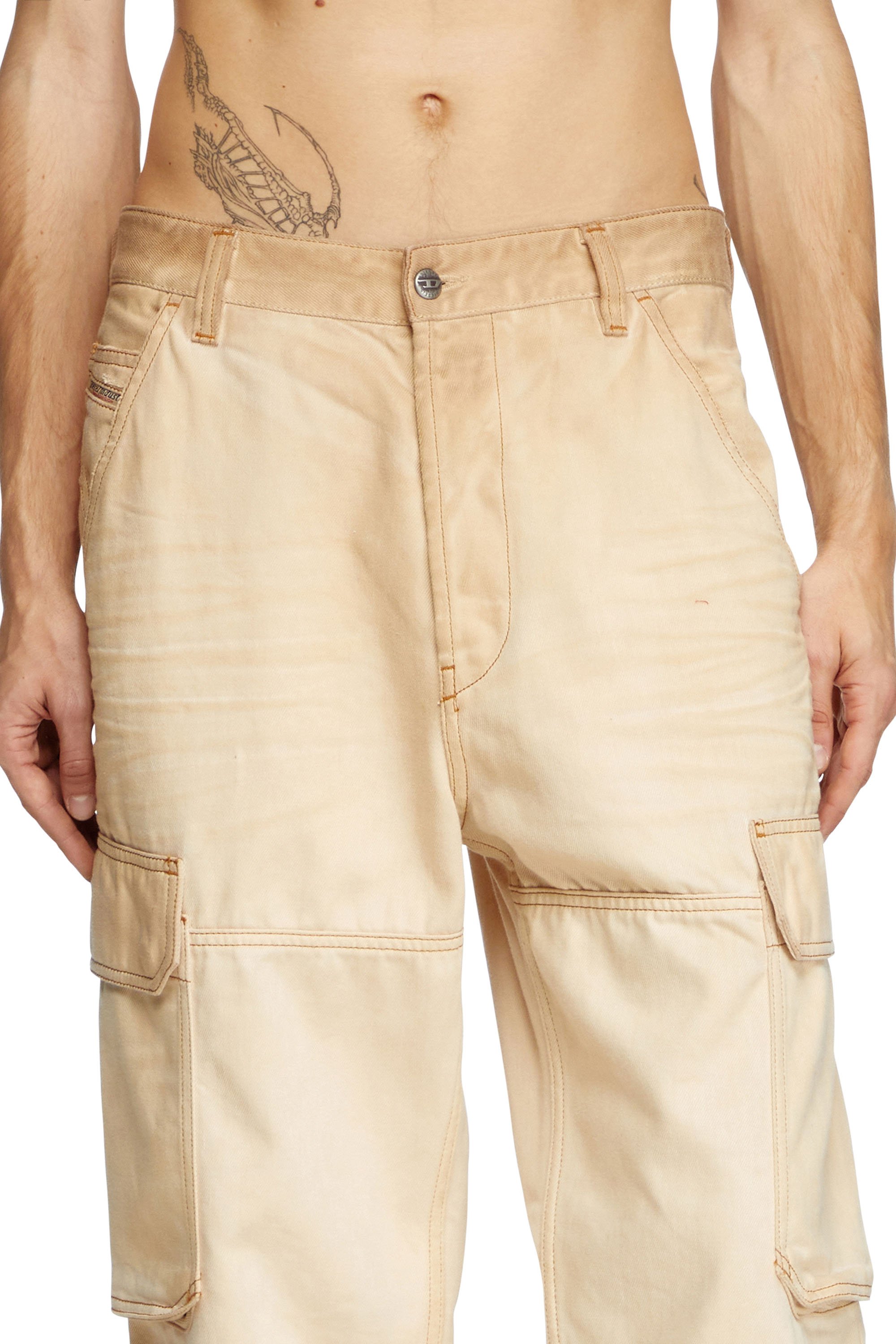 Diesel - Herren Regular Jeans D-Uty 09L26, Beige - 4