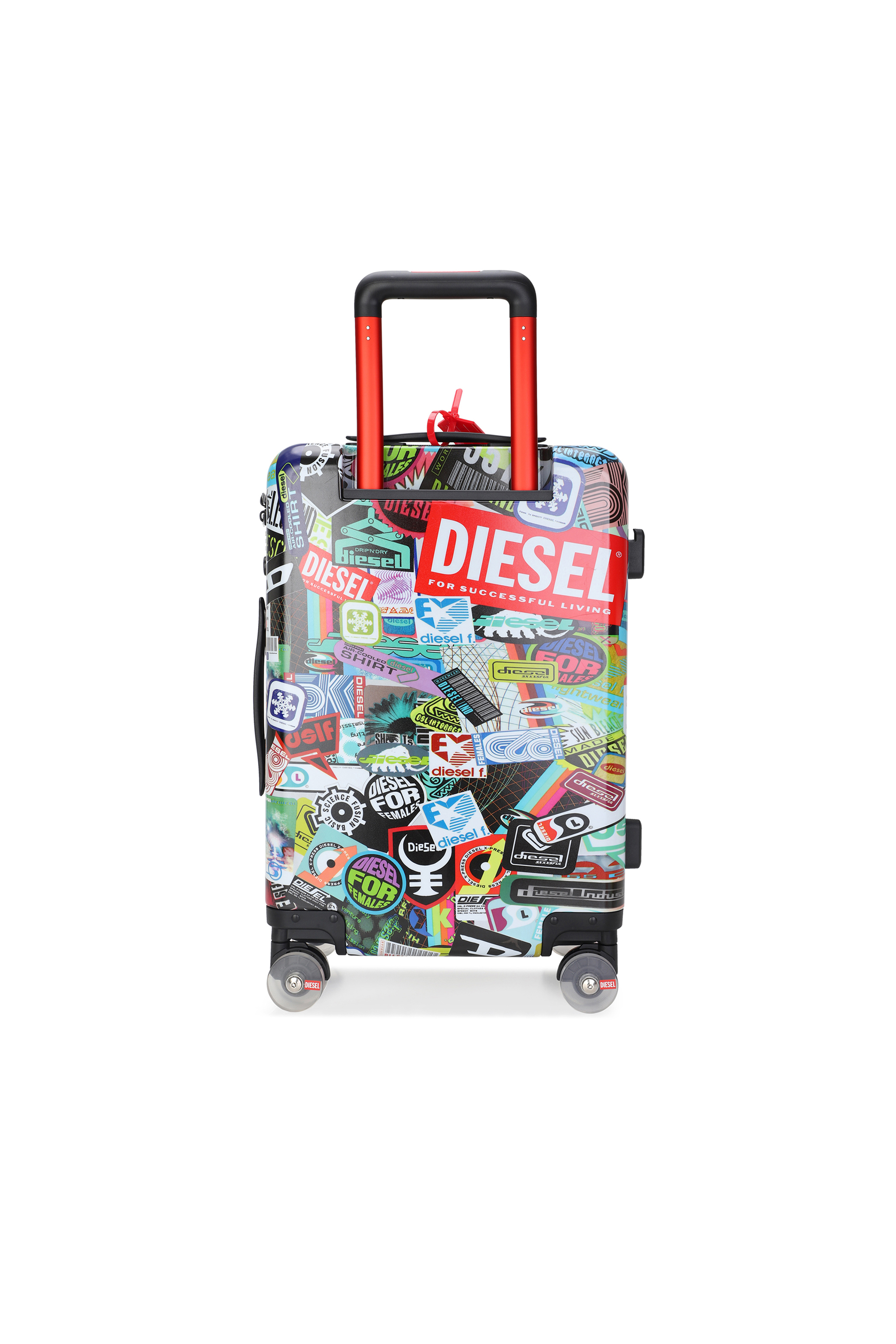 Diesel - DIESEL PC PRINTED TROLLEY-STICKERS- DSL0, Valigia stile sticker taglia S Unisex in Multicolor - 2