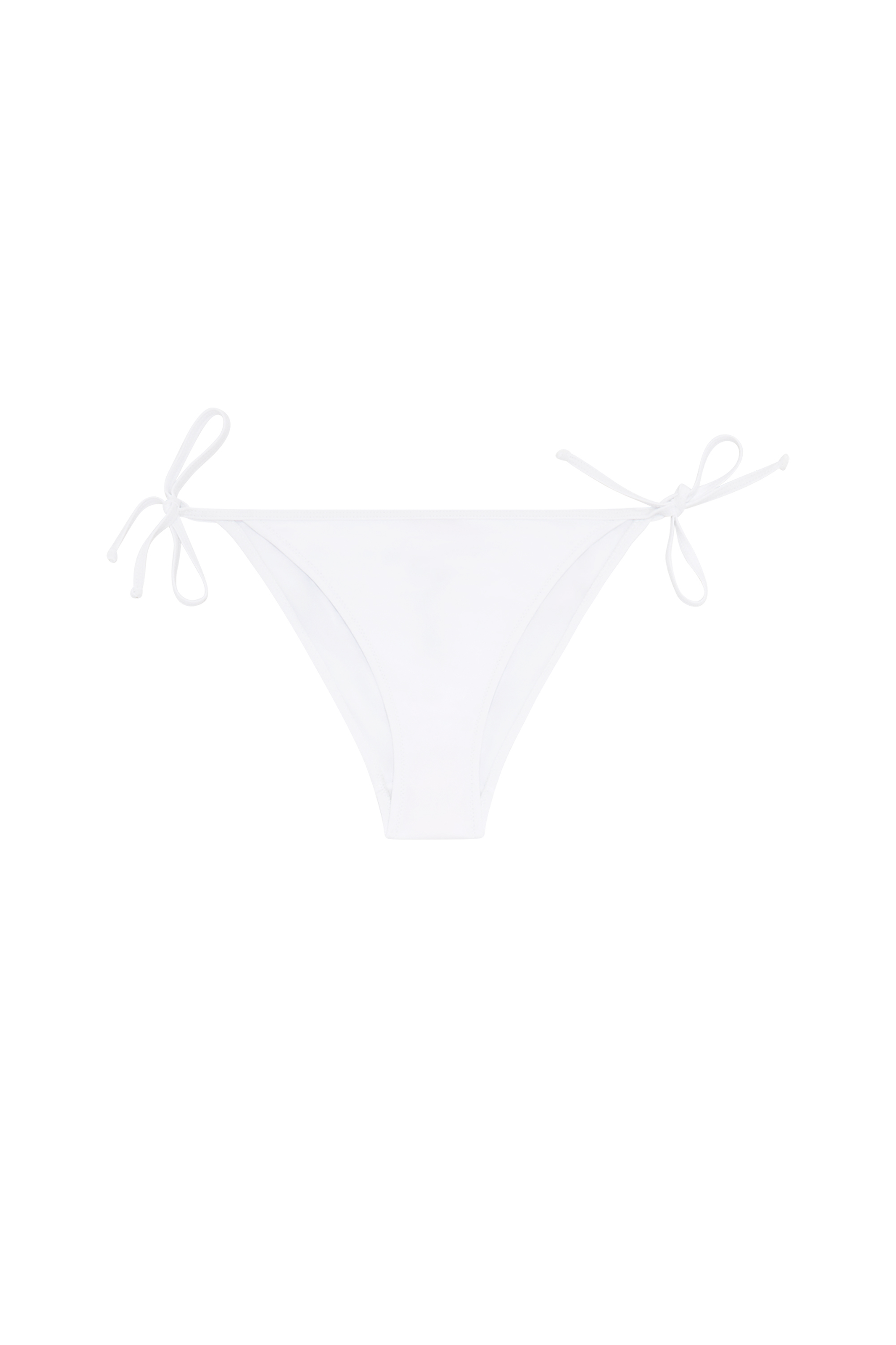 Diesel - BFPN-BRIGITTES, Bas de bikini avec maxi logo en nylon recyclé Femme in Blanc - 4