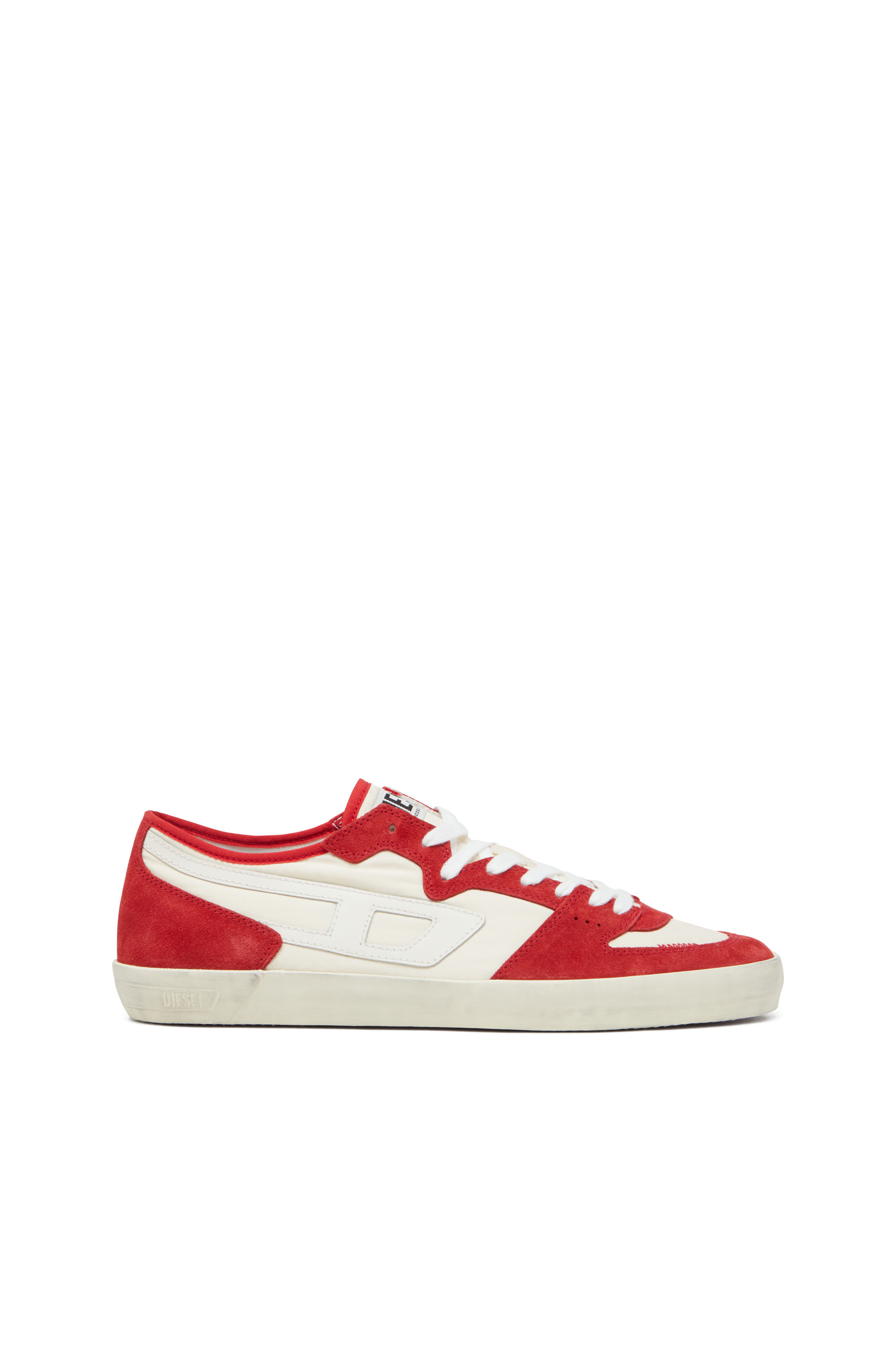 Diesel - S-LEROJI D-1 LOW, Sneakers en ripstop matelassé et cuir suédé Homme in Polychrome - 1