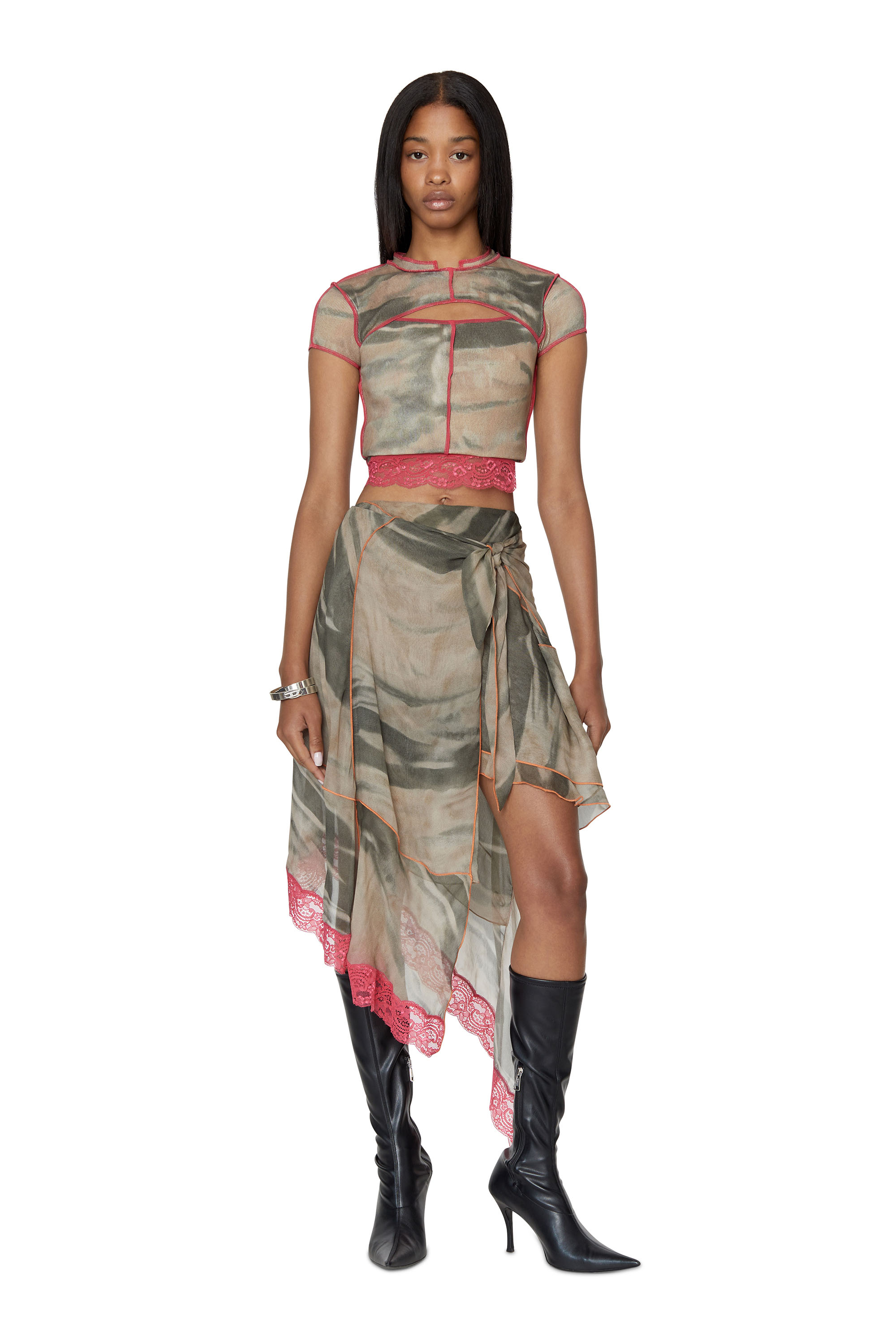 O-RUBINO-LACE, Verde Militare Diesel - O-RUBINO-LACE, Verde Militare - Image 1