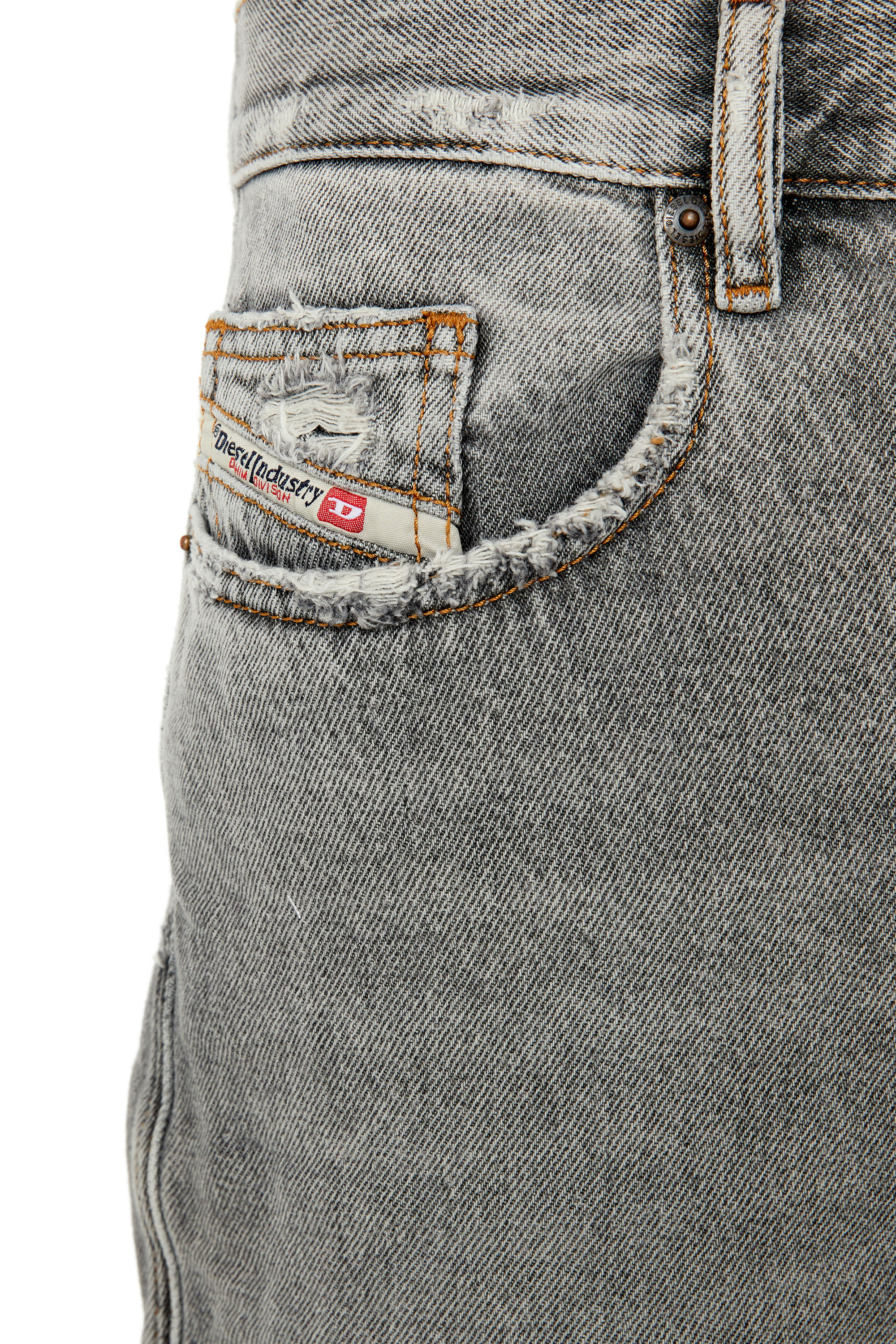 Diesel - Straight Jeans 2020 D-Viker E9B84, Hellgrau - Image 4