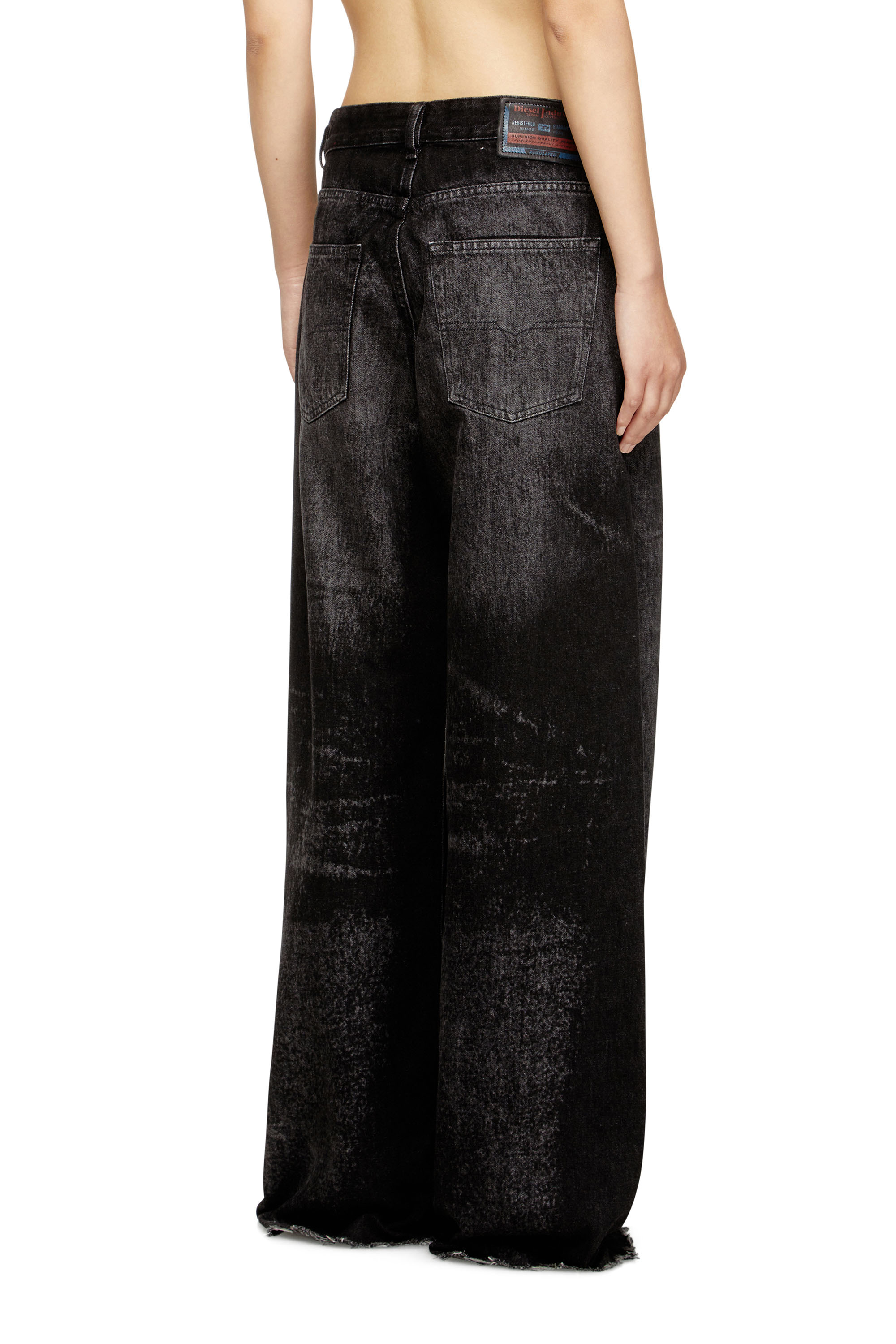 Diesel - Damen Relaxed Jeans 1996 D-Sire 007DB, Schwarz/Dunkelgrau - 4