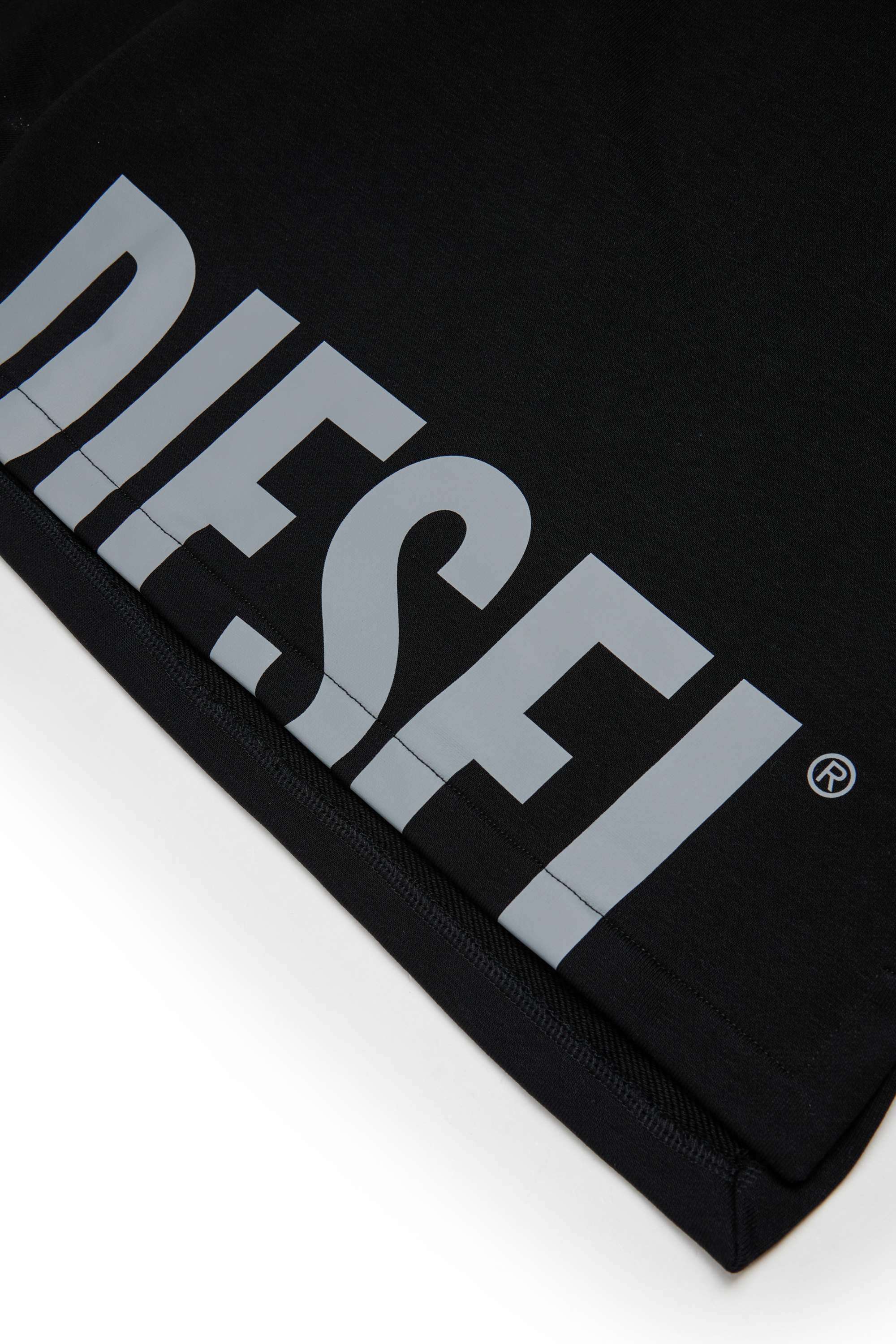 Diesel - SRES OVER, Sweat-shirt &agrave; logo d&eacute;coup&eacute; Homme in Noir - 4