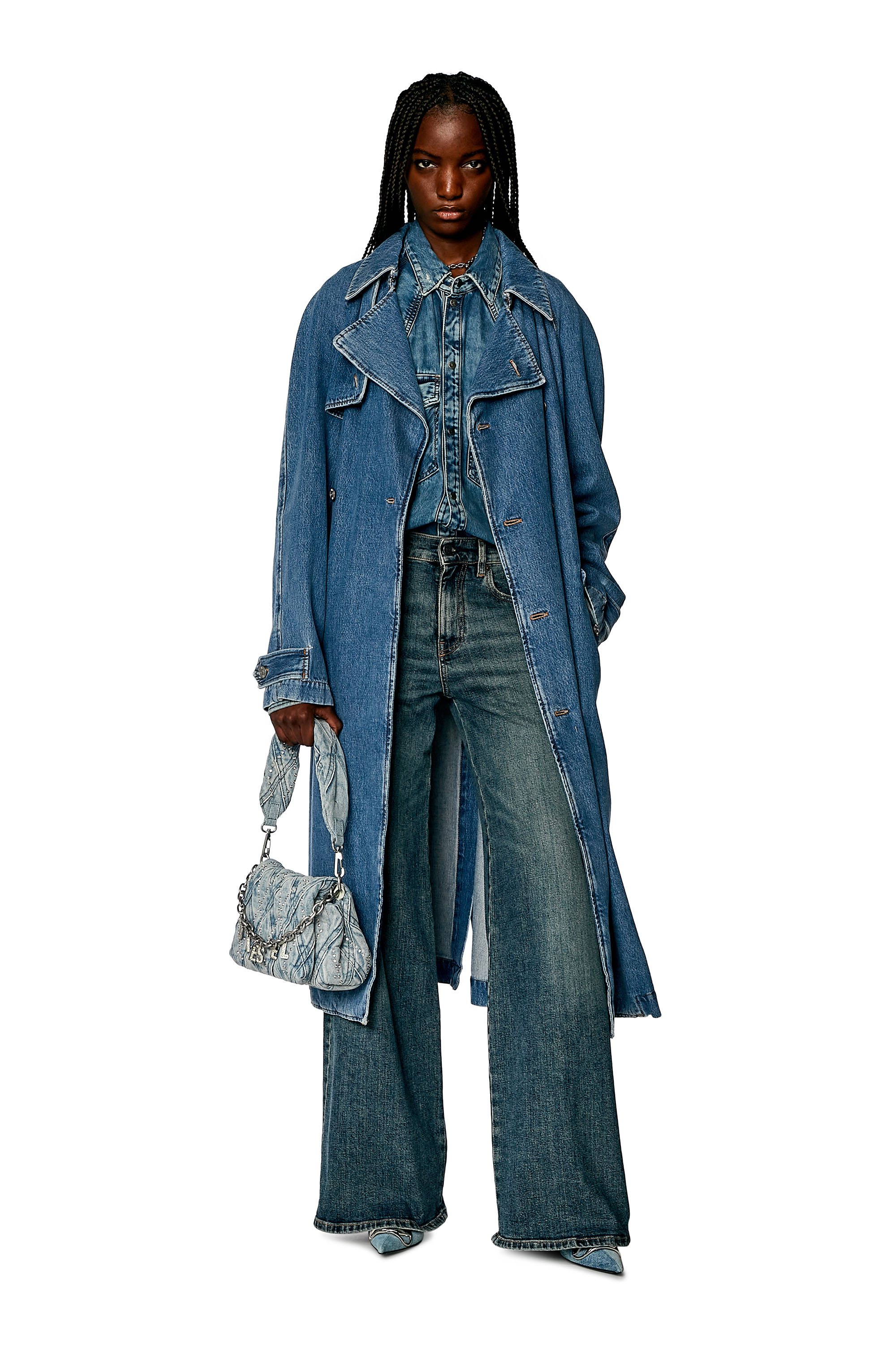 Diesel - Bootcut and Flare Jeans 1978 D-Akemi 0DQAC, Mittelblau - Image 1