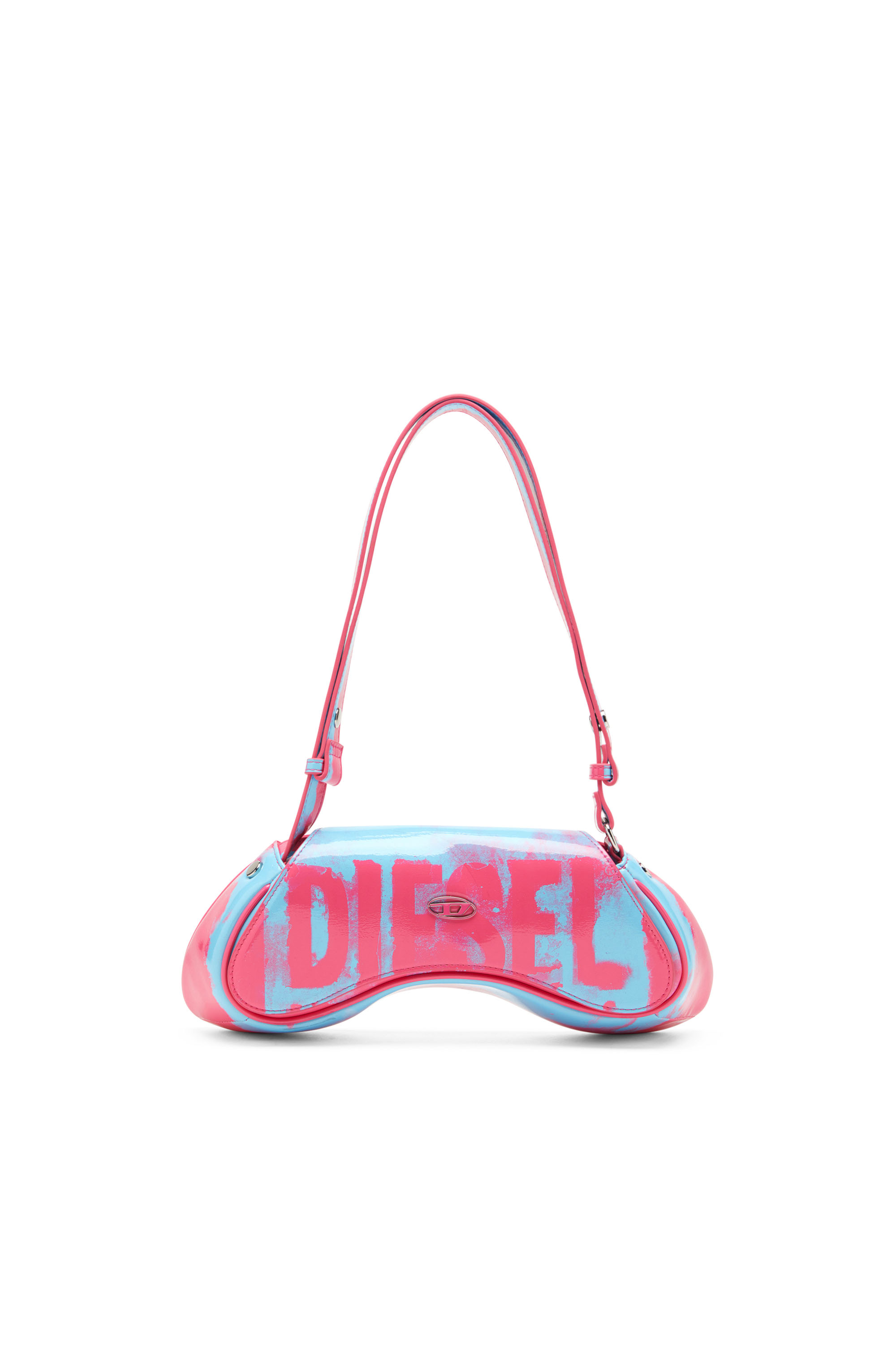 Diesel - PLAY CROSSBODY, Play-Borsa in PU stampato lucido Donna in Multicolor - 1