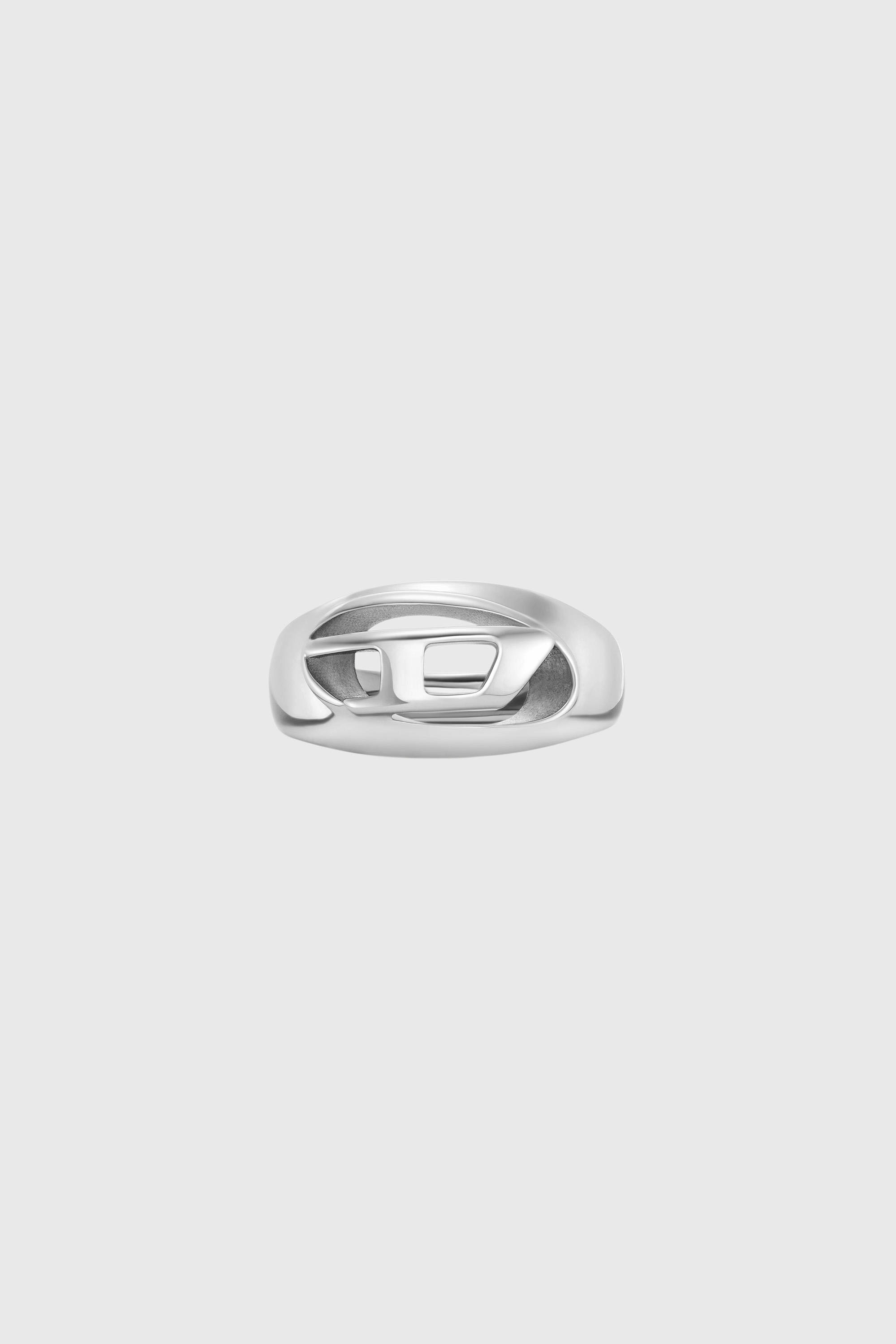 Diesel - DX1715040, Anello a fascia in acciaio inox Unisex in Argento - 3