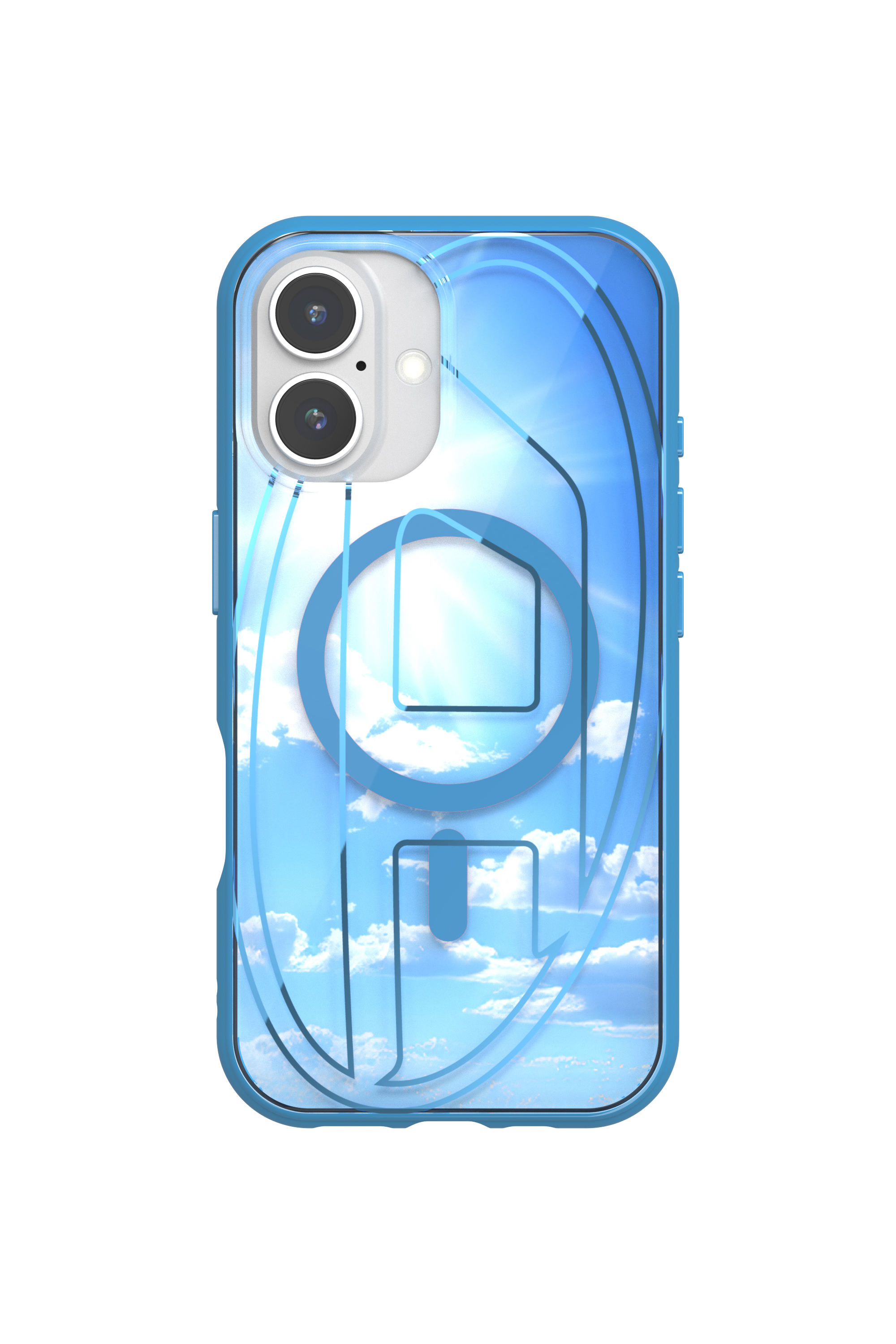 Diesel - 60252 AOP CASE, Coque Oval D avec MagSafe iPhone 16 Mixte in Bleu - 4
