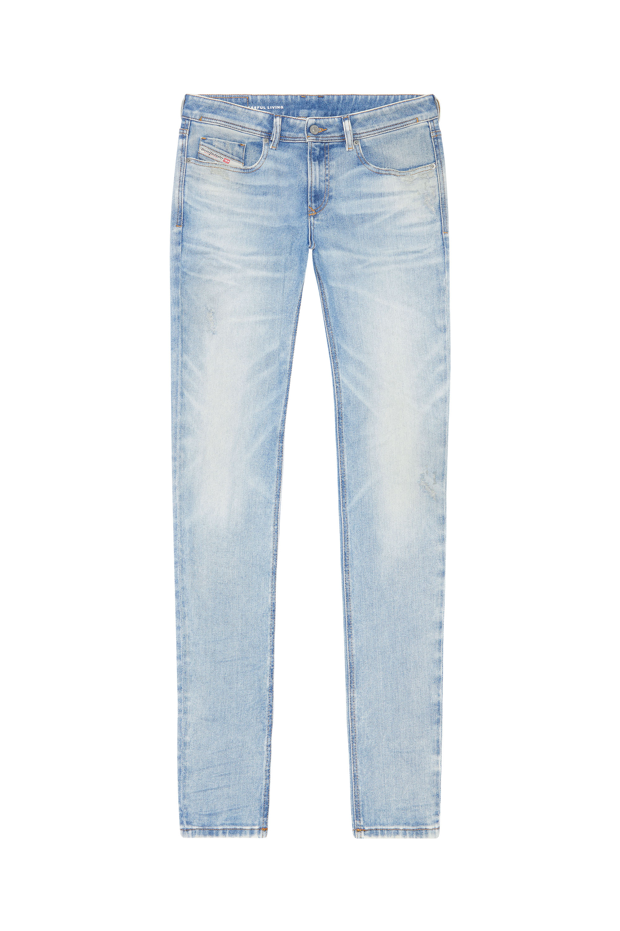 Diesel - Skinny Jeans 1979 Sleenker 09G39, Bleu Clair - Image 5