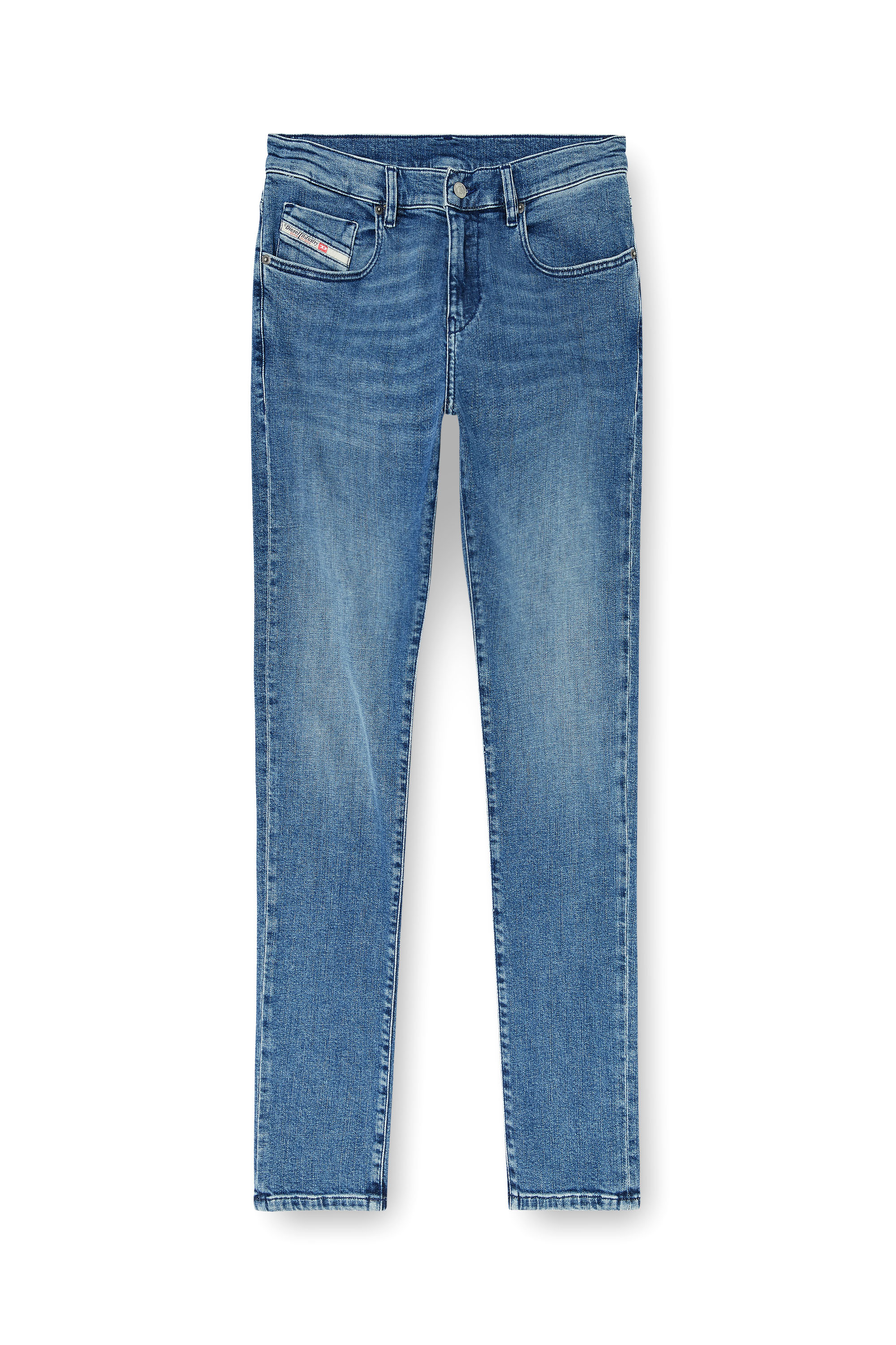 Diesel - Herren Slim Jeans 2019 D-Strukt 0HDBK, Mittelblau - 3