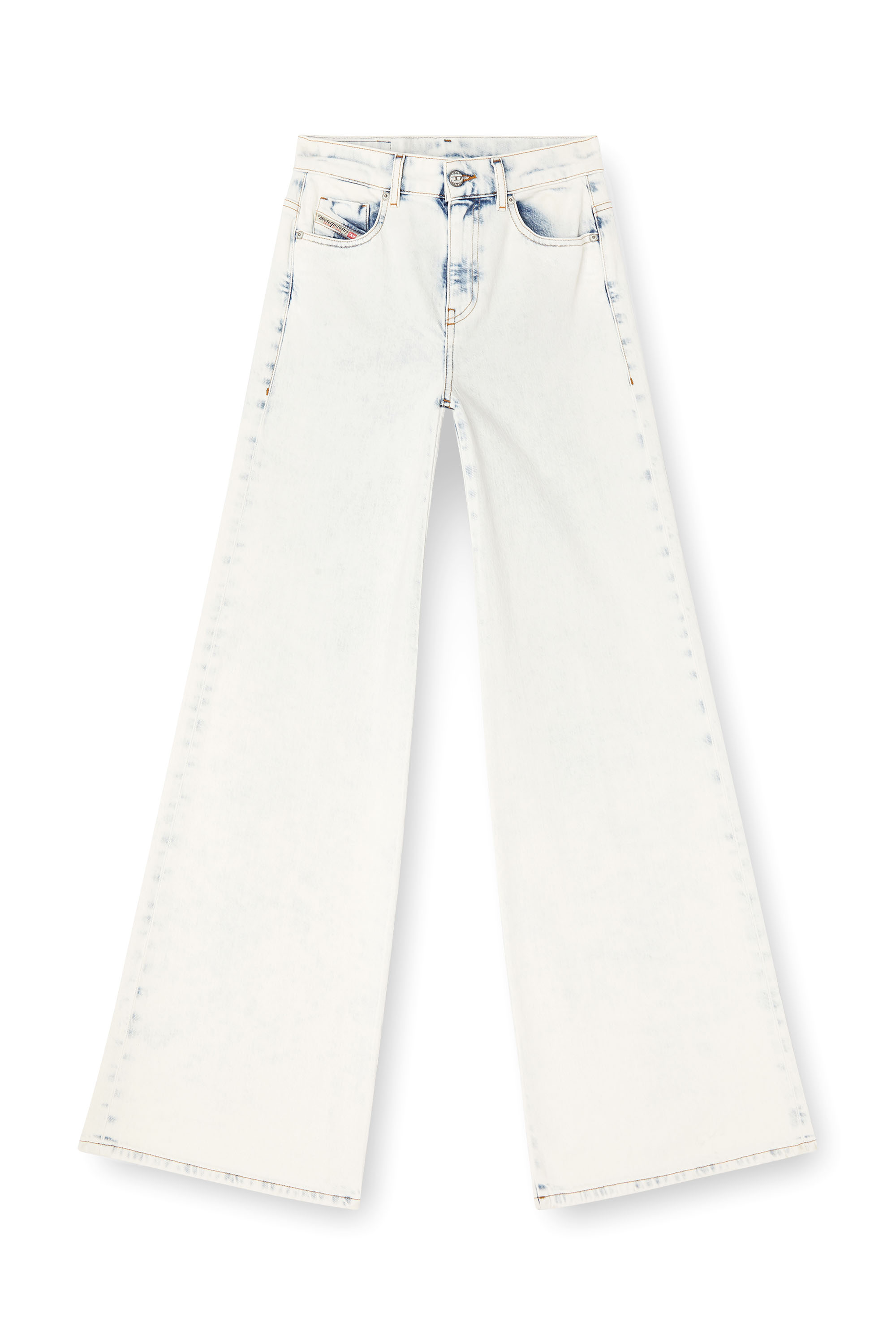 Diesel - Flare Jeans 1978 D-Akemi 09L33 Donna, Blu Chiaro - Image 3