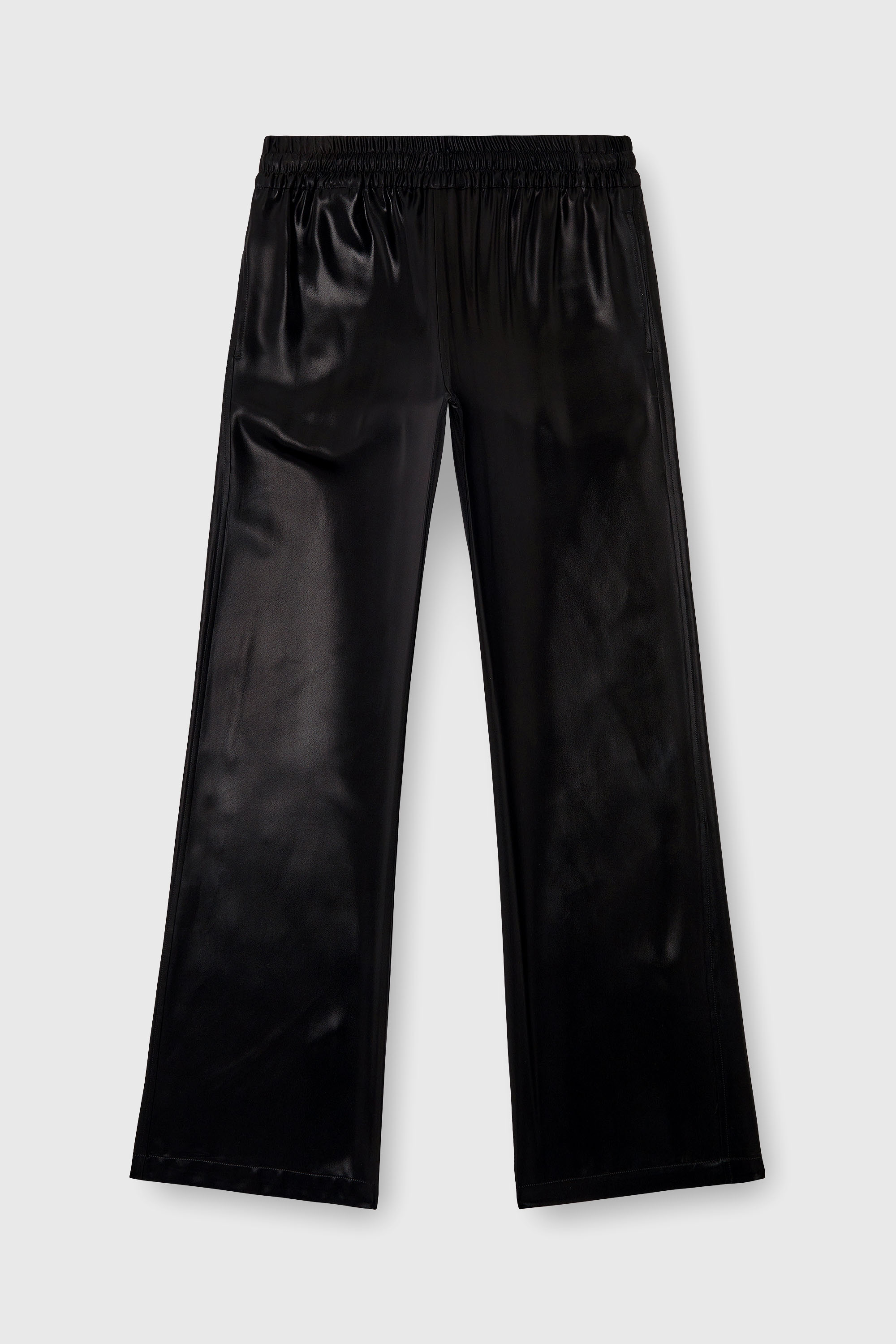 Diesel - P-DREYER-C-WN-Q1, Pantaloni tuta in raso Donna in Nero - 2