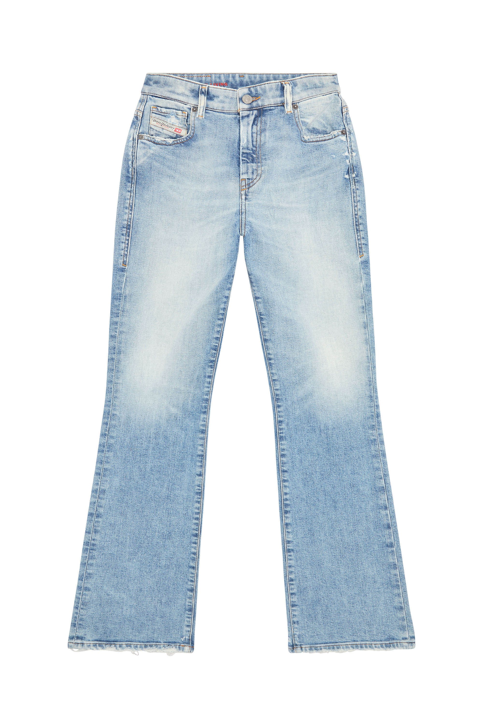 Diesel - Bootcut and Flare Jeans 2003 D-Escription 09E67, Bleu Clair - Image 6