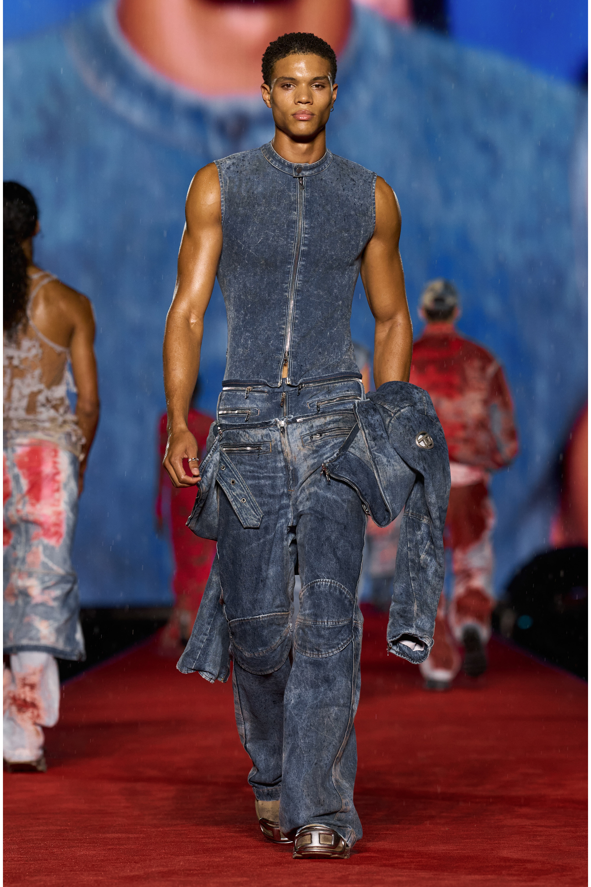 Diesel - Homme Straight Jeans D-Gen 0PGAX, Bleu Foncé - Image 5