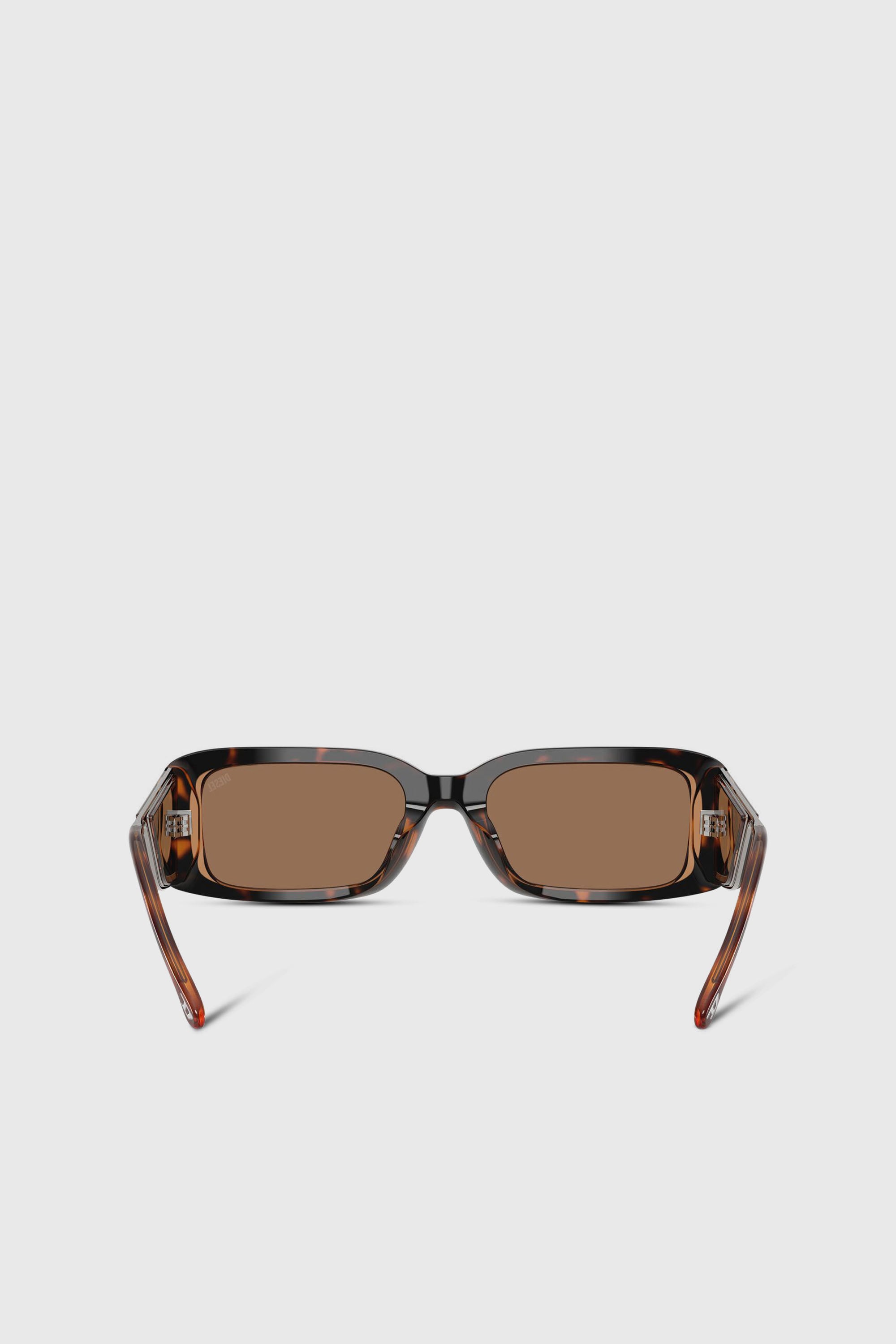 Diesel - 0DL2017U, Occhiali da sole rettangolari Unisex in Marrone - 3