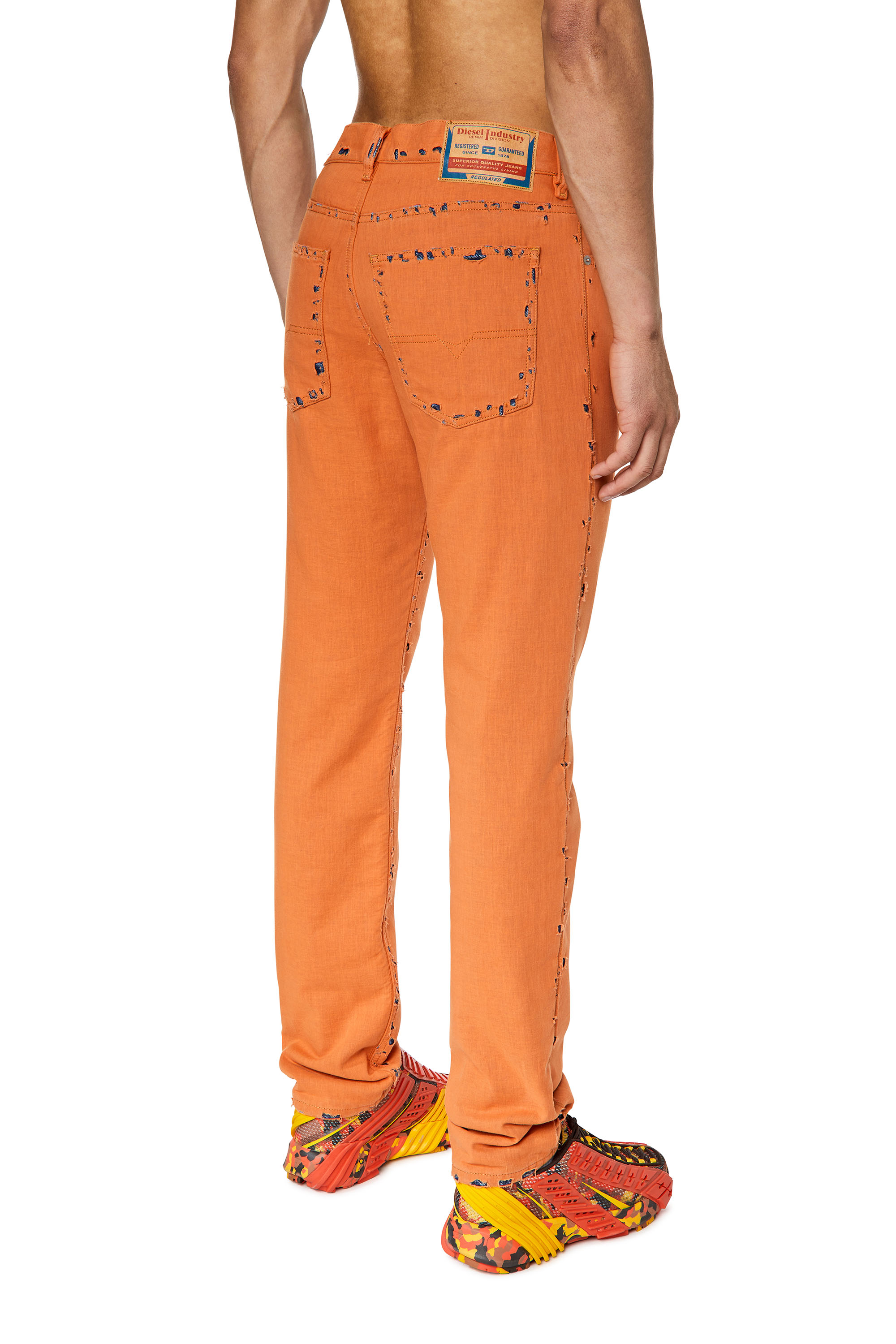 Diesel - 1995 D-Sark 007R5 Straight Jeans, Orange - Image 2