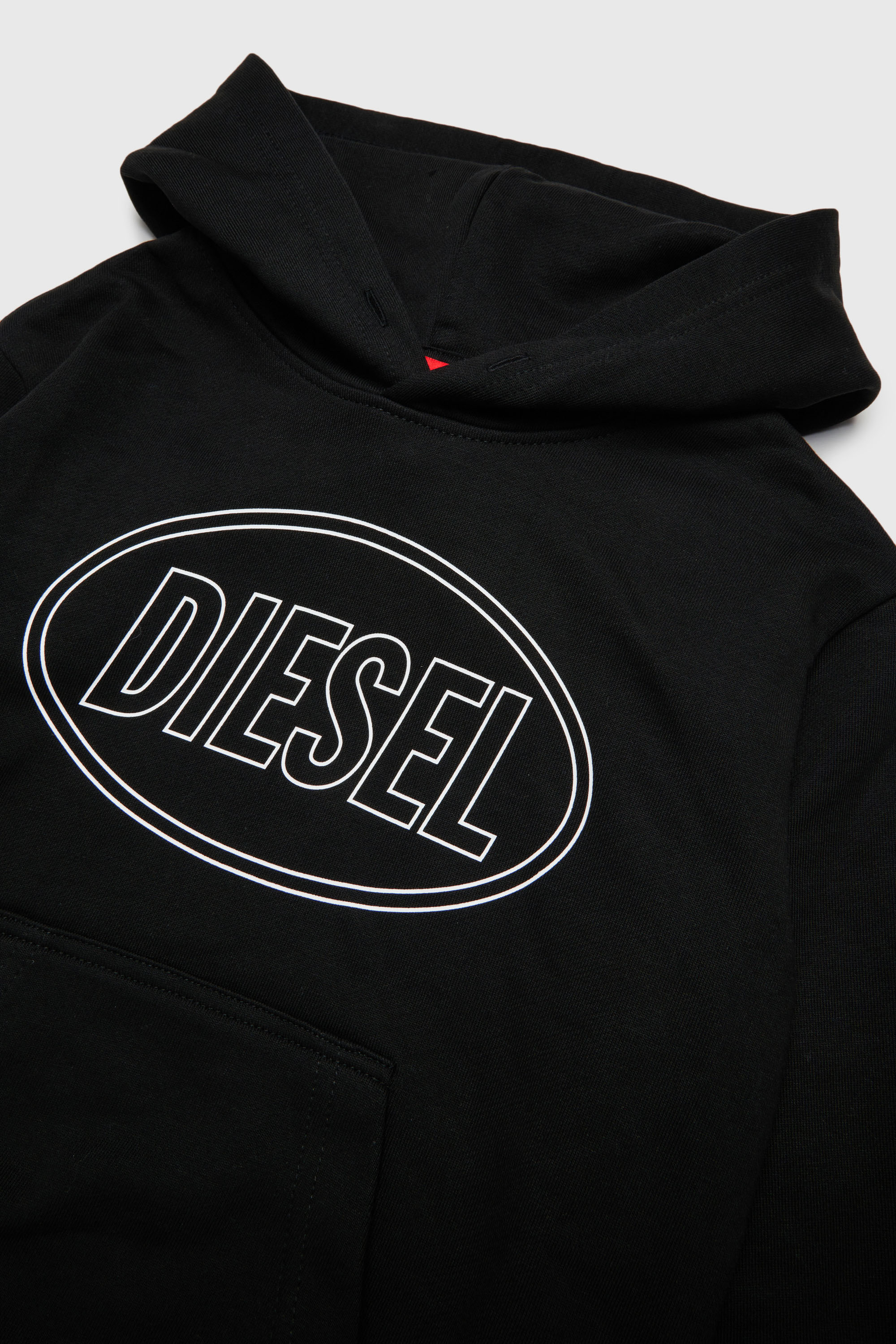 Diesel - SCIRCLEHOOD OVER, Herren Hoodie mit Diesel-Logoprint in Schwarz - 3