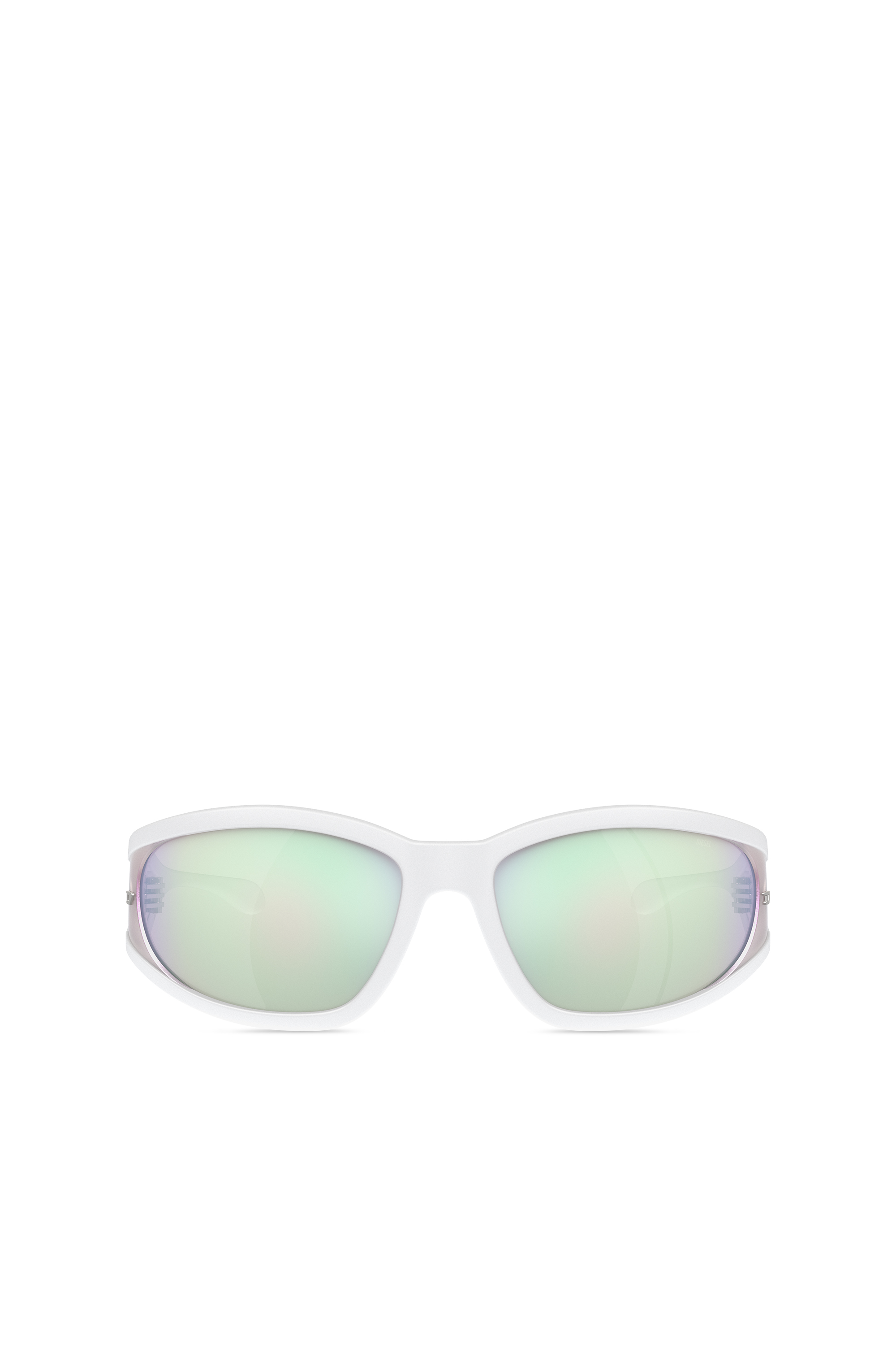 Diesel - 0DL3002, Occhiale in acetato con forma rettangolare Unisex in Bianco - 1
