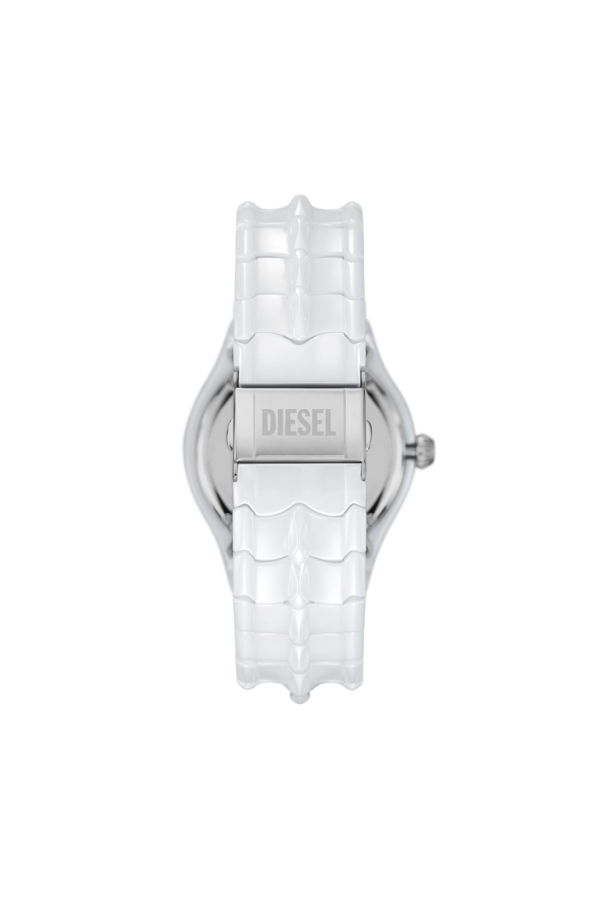 Diesel - DZ2197, Herren Vert Armbanduhr aus weißer Keramik in Weiss - Image 2