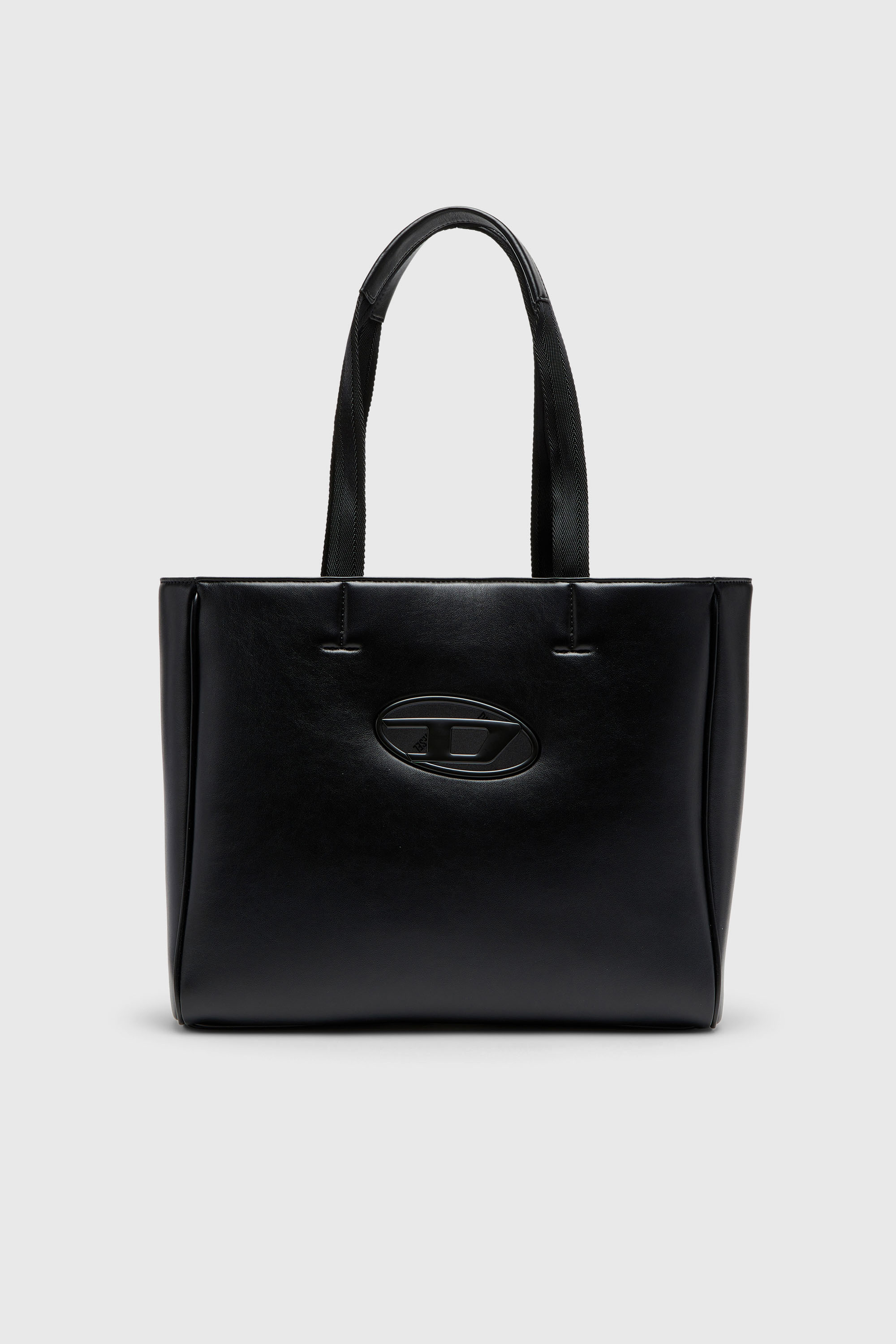 Diesel - HOLI-D SHOPPER EW, Holi-D-Shopper quadrata in neoprene doppio Unisex in Nero - 1