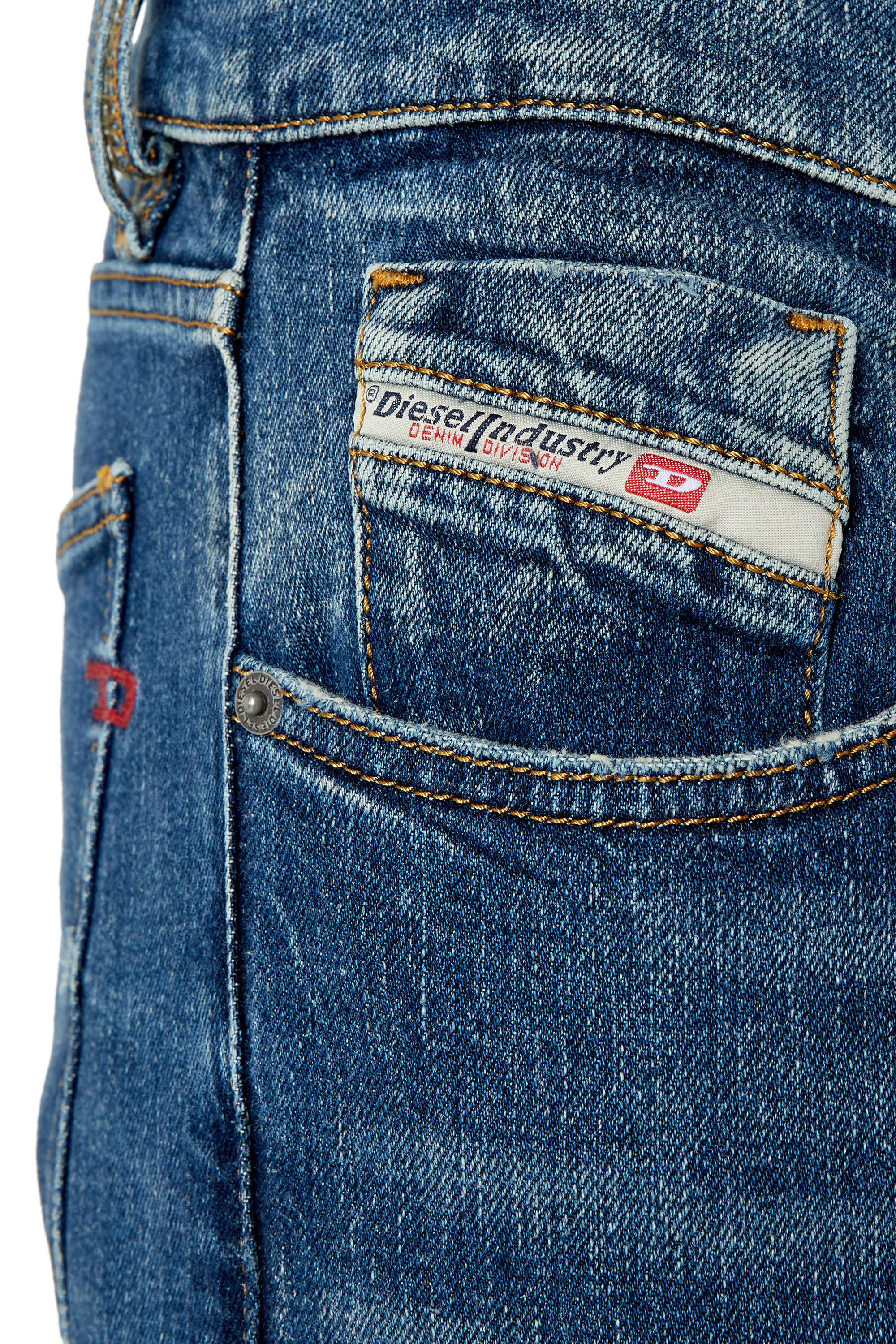 Diesel - Slim Jeans 2019 D-Strukt 007L1, Bleu moyen - Image 3