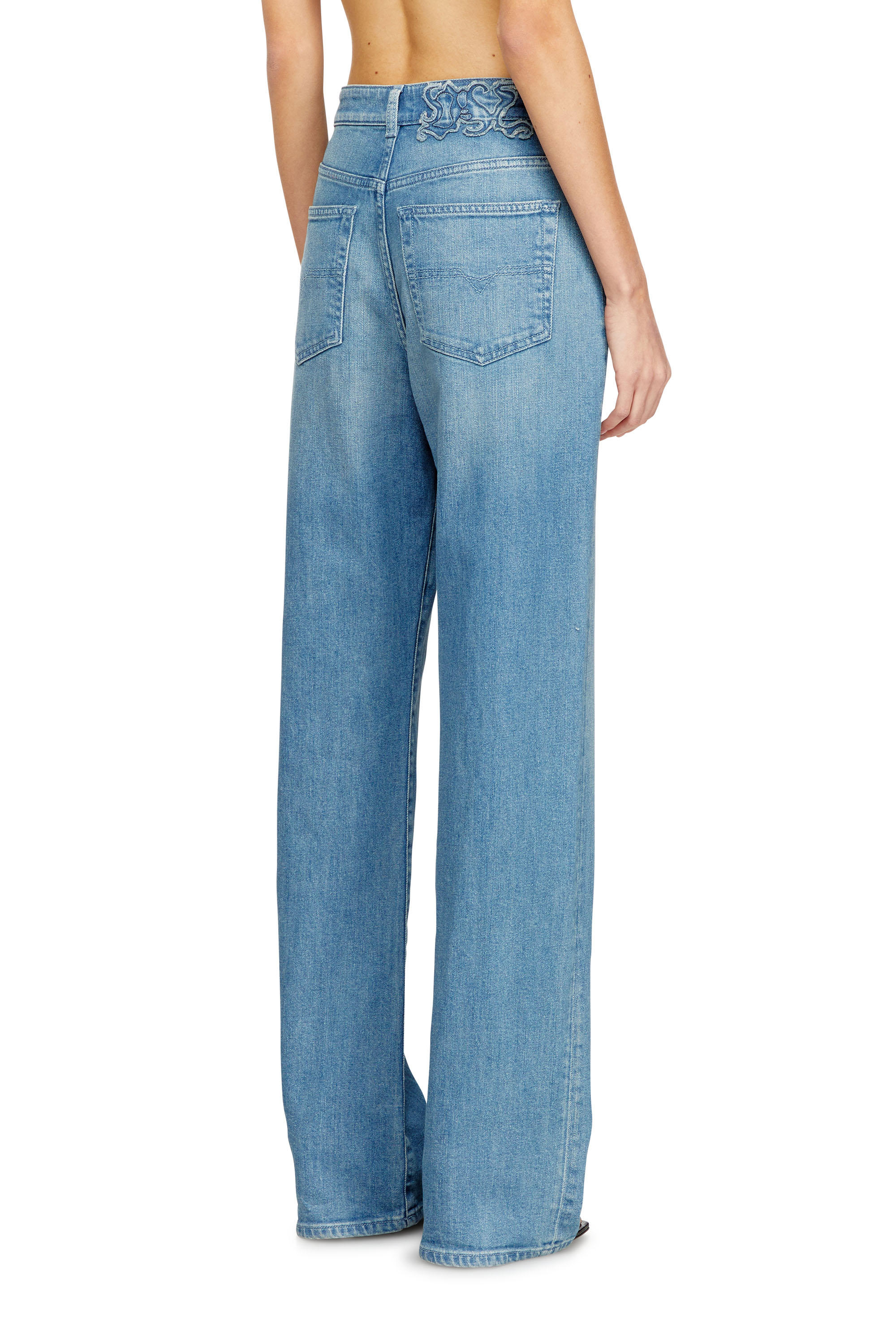 Diesel - Regular Jeans 1971 D-Sent 09Q18 Donna, Blu Chiaro - Image 2