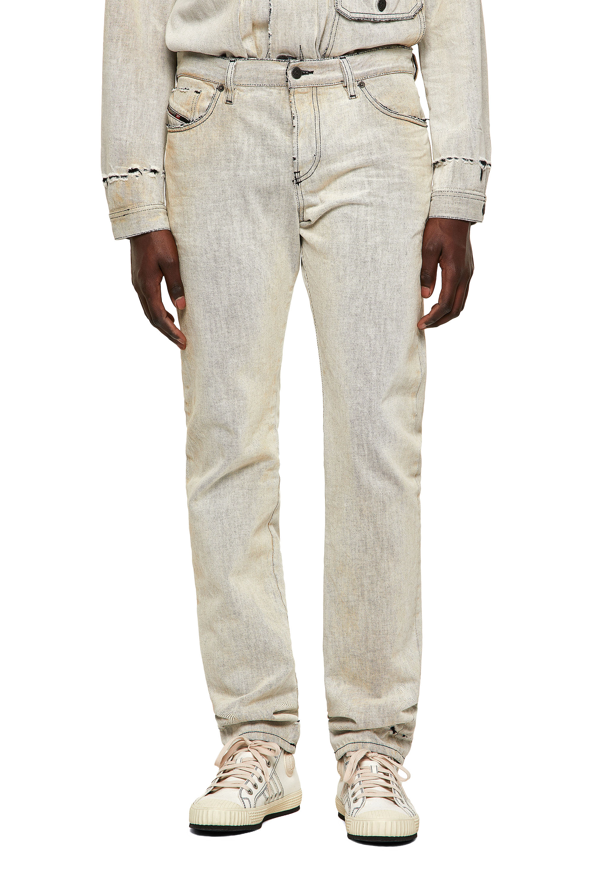 D-Kras 09A53, Blanc - Jeans
