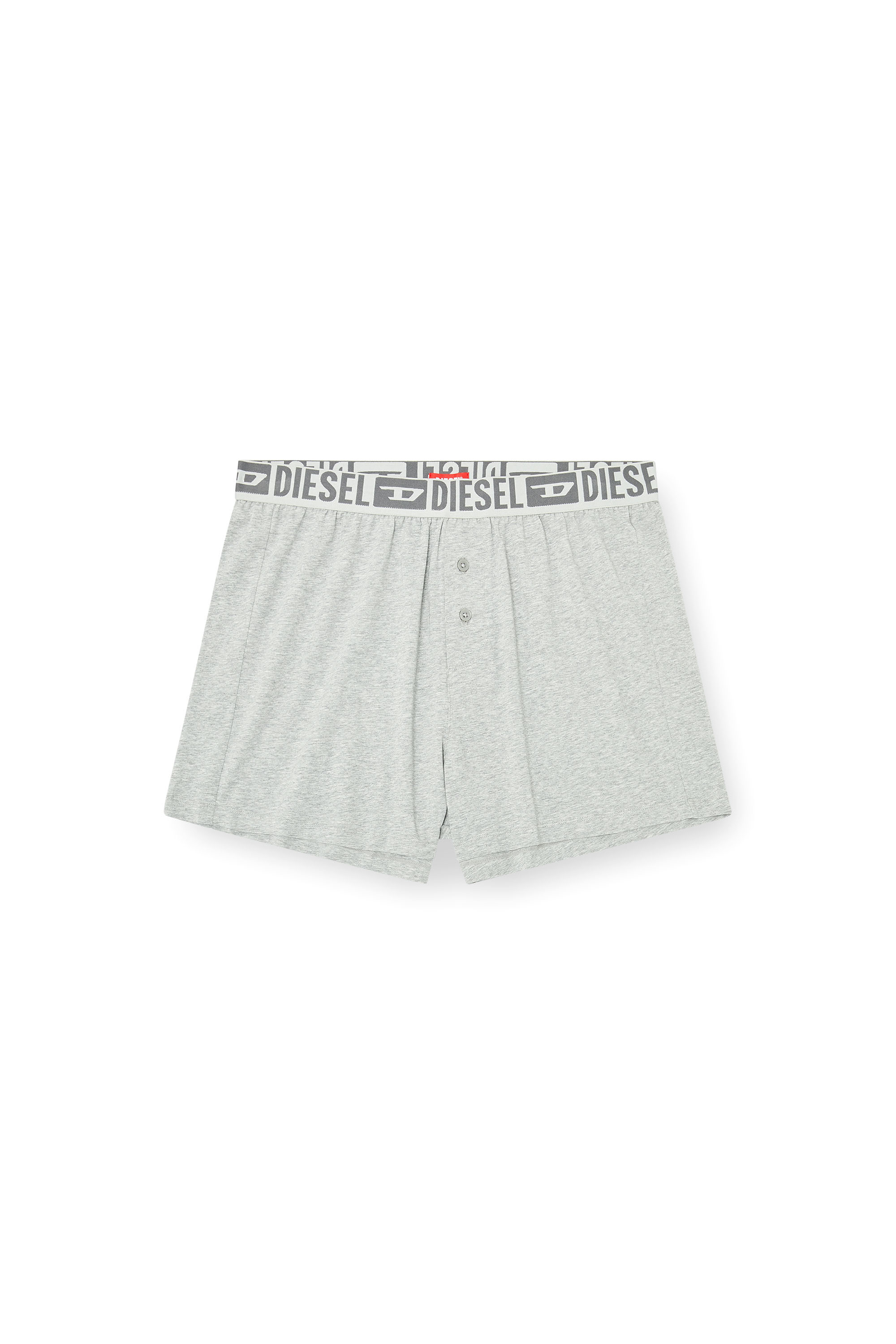 Diesel - STARKIE-D-CORE-2PACK, Set da due boxer lunghi in cotone stretch Uomo in Grigio - 1