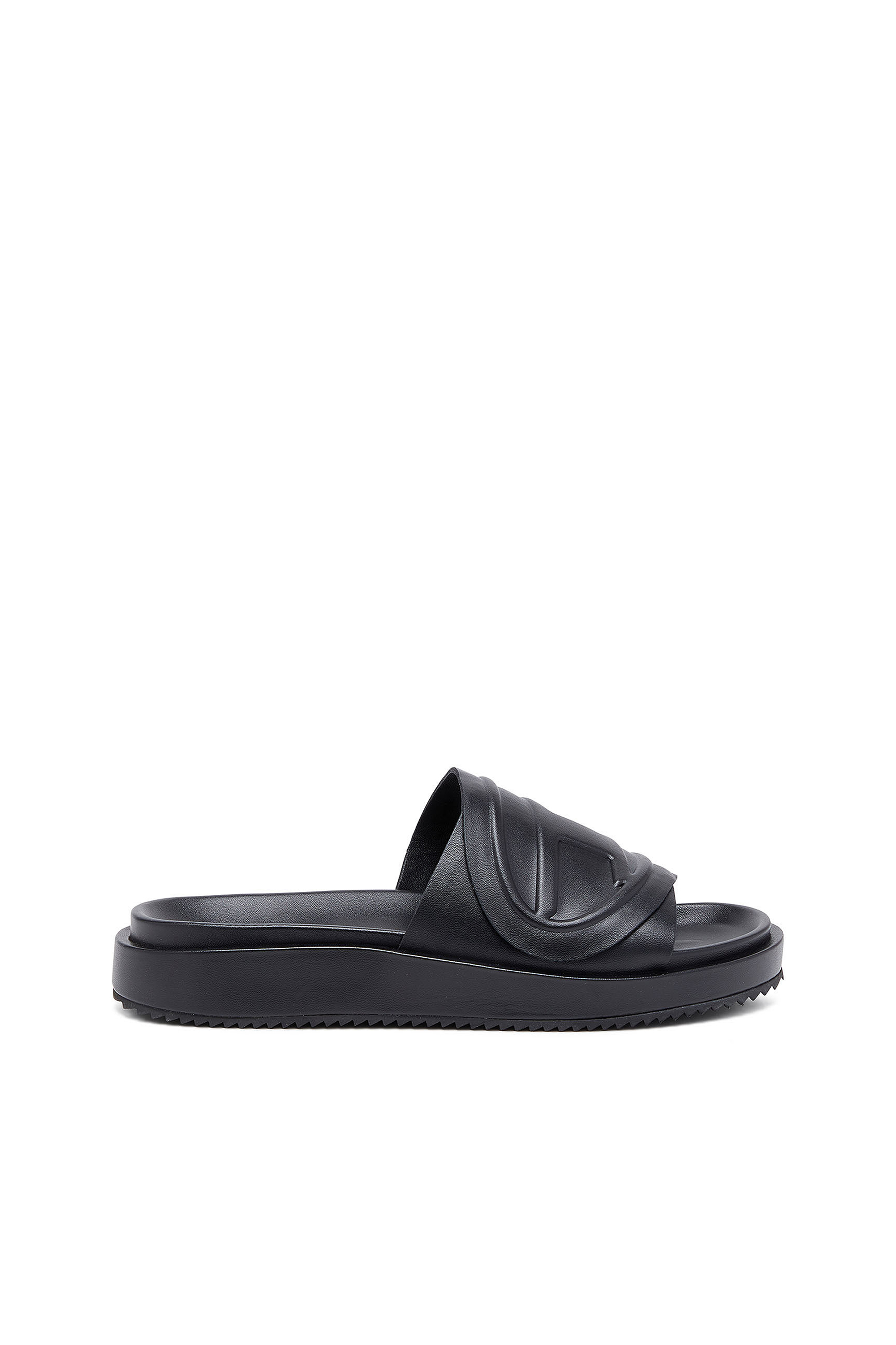 Diesel - SA-SLIDE D OVAL W, Sa-Slide D-Slide con fascia Oval D Donna in Nero - 1