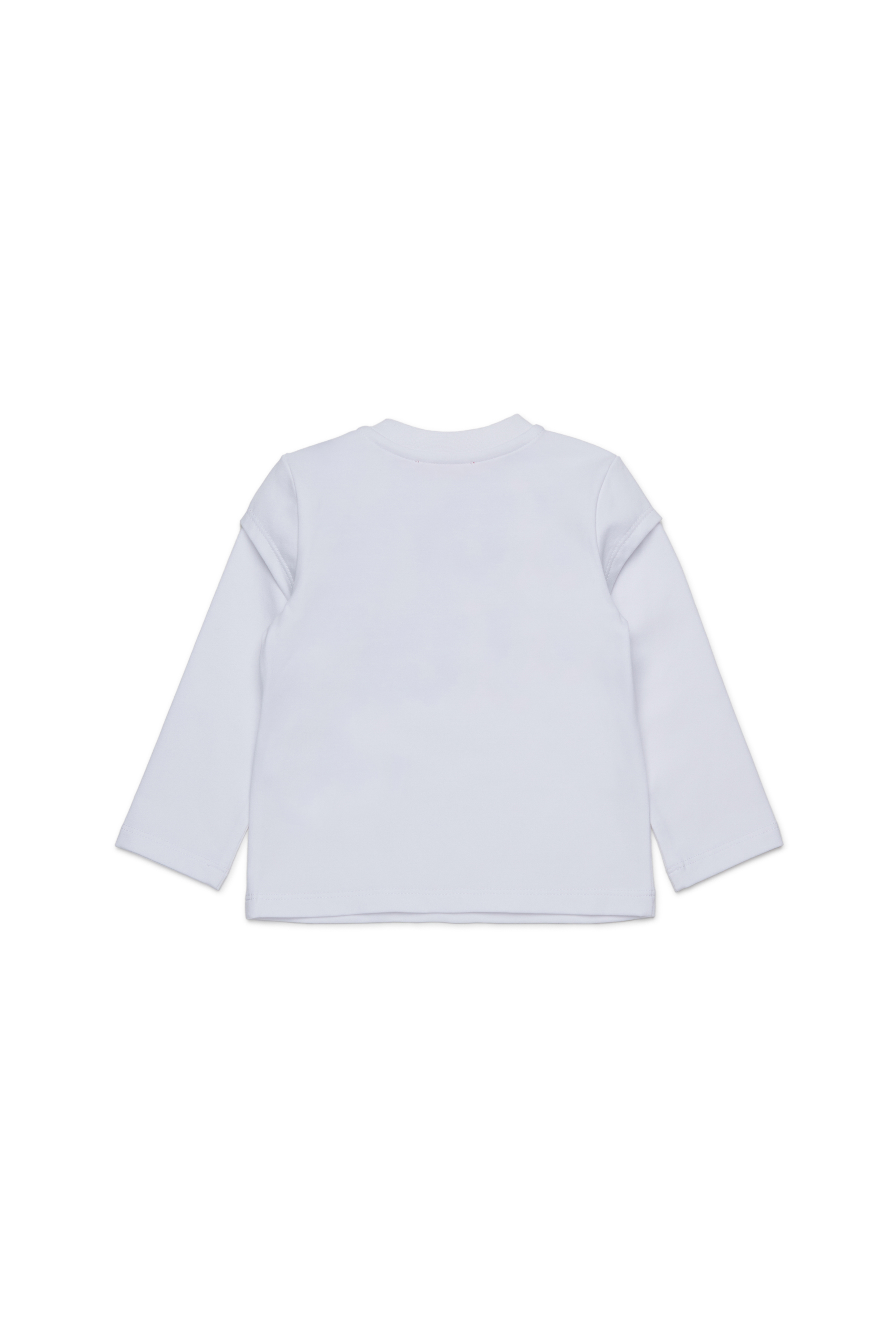 Diesel - TESBIB, Damen Baumwoll-T-Shirt mit grafischem Druck in Weiß - 2