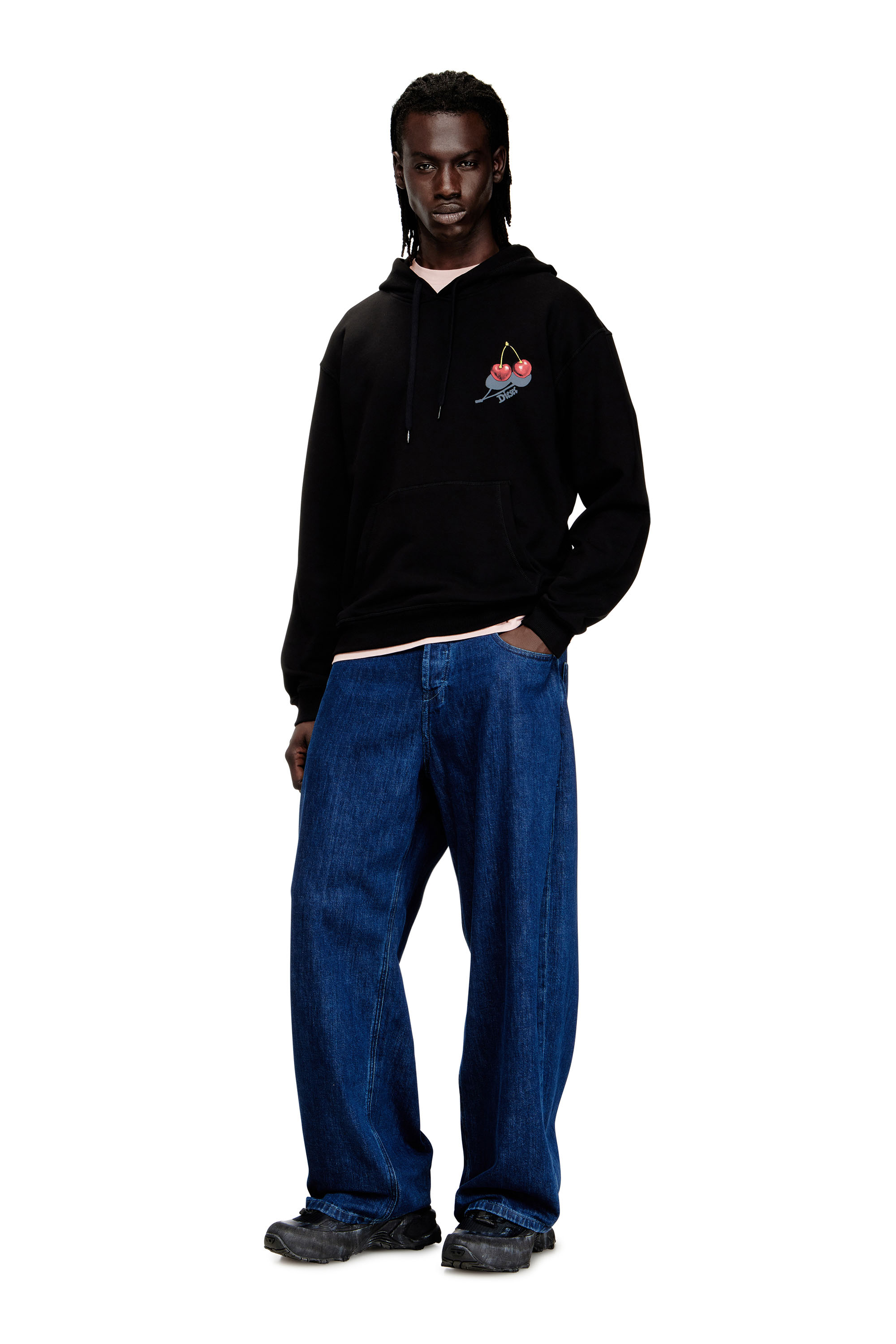 SV-S-NORM-HOOD-CHER, Nero