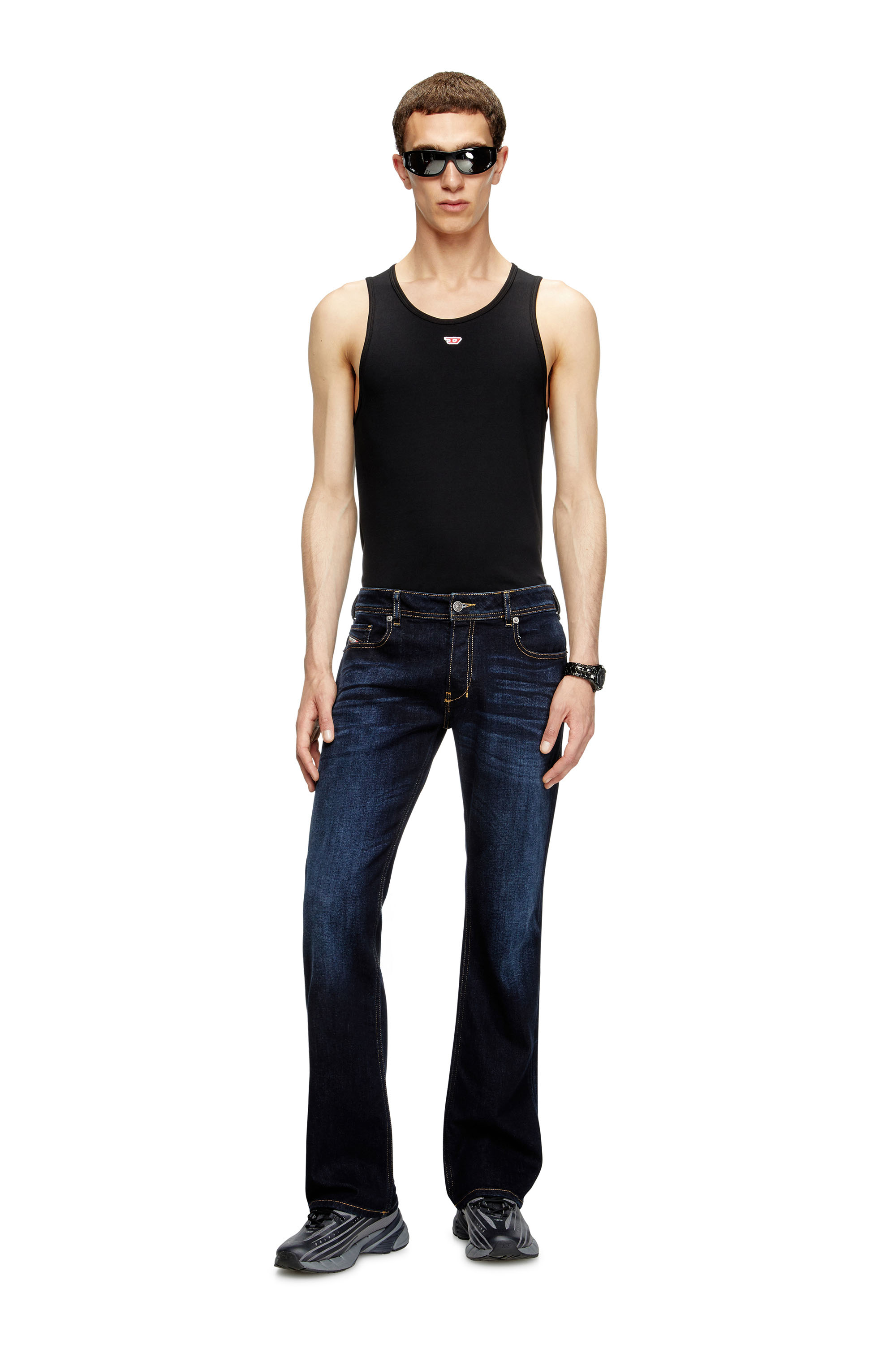Diesel - Herren Bootcut Jeans 2007 Zatiny 009ZS, Dunkelblau - 2