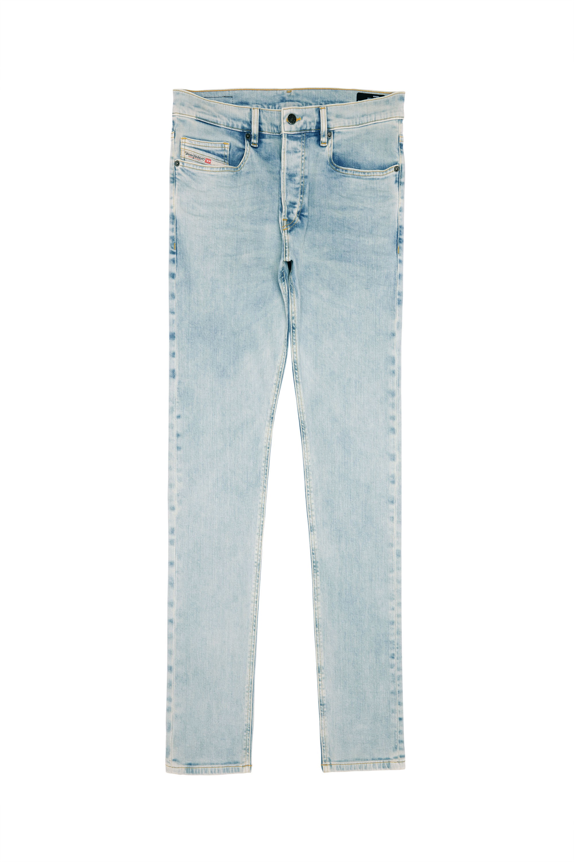Diesel - D-Luster 0GDAM Slim Jeans, Blu Chiaro - Image 6