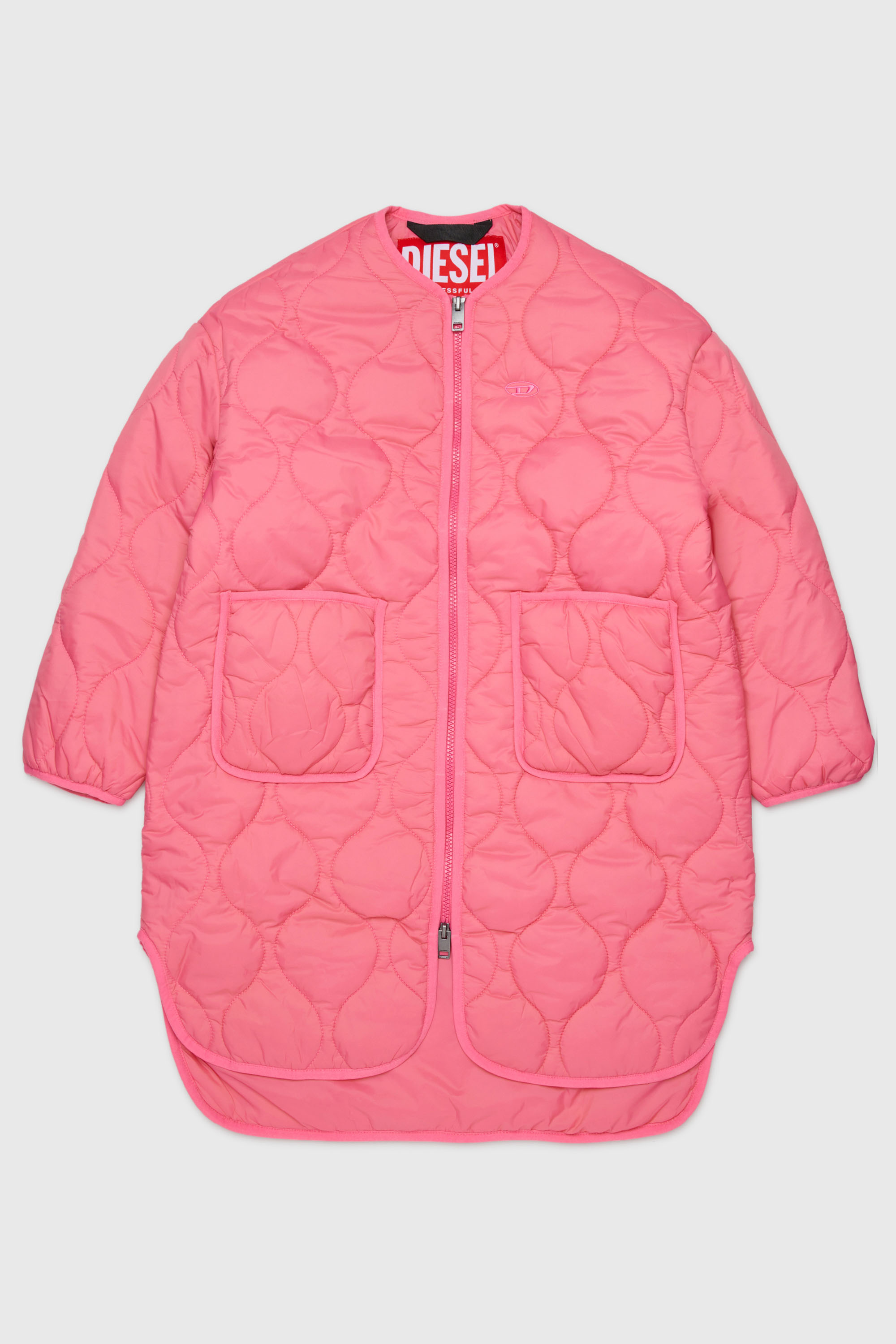 Diesel - JPOP, Giacca liner in nylon trapuntato Donna in Rosa - 1