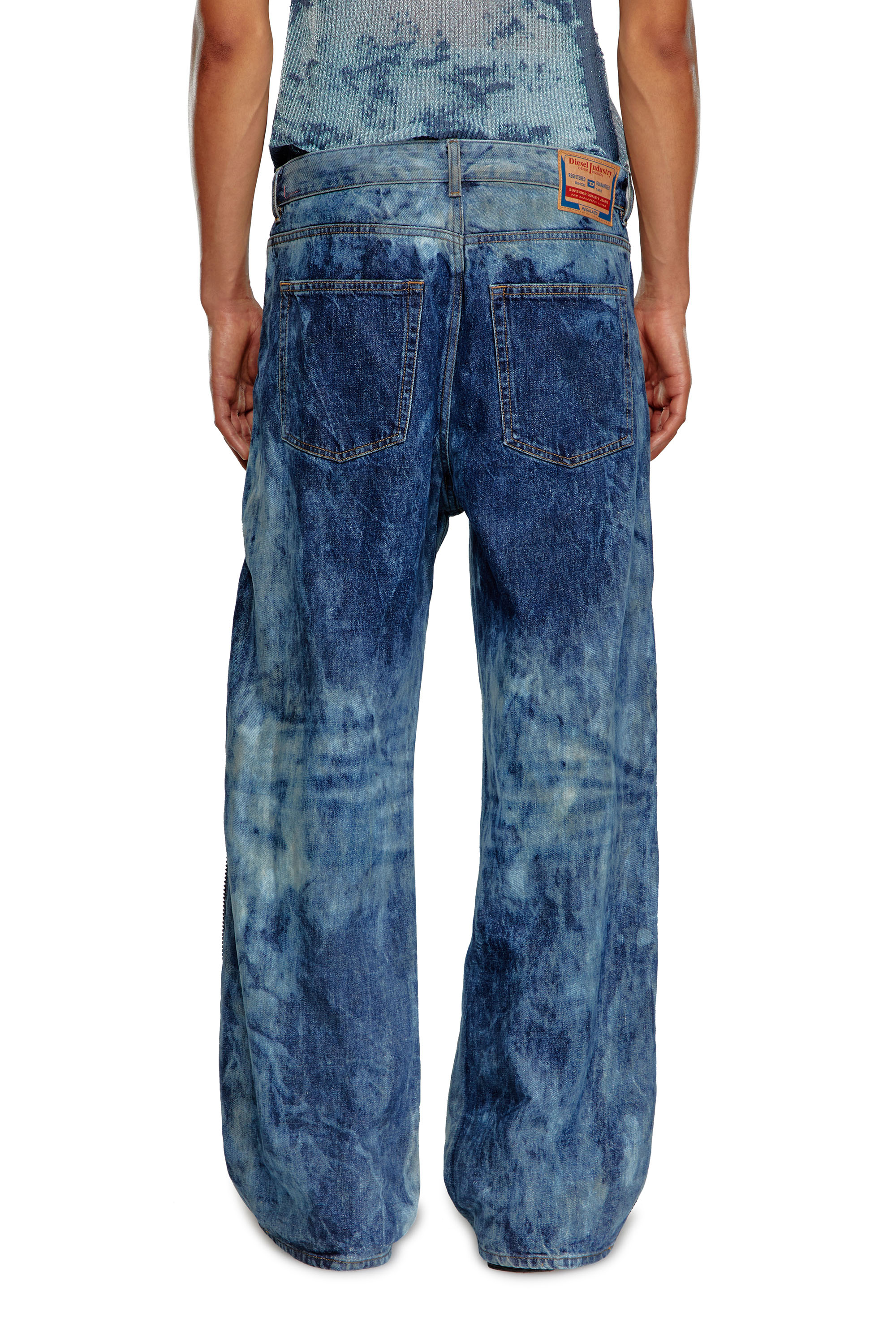 Diesel - Straight Jeans D-Rise 0PGAX, Bleu moyen - Image 2