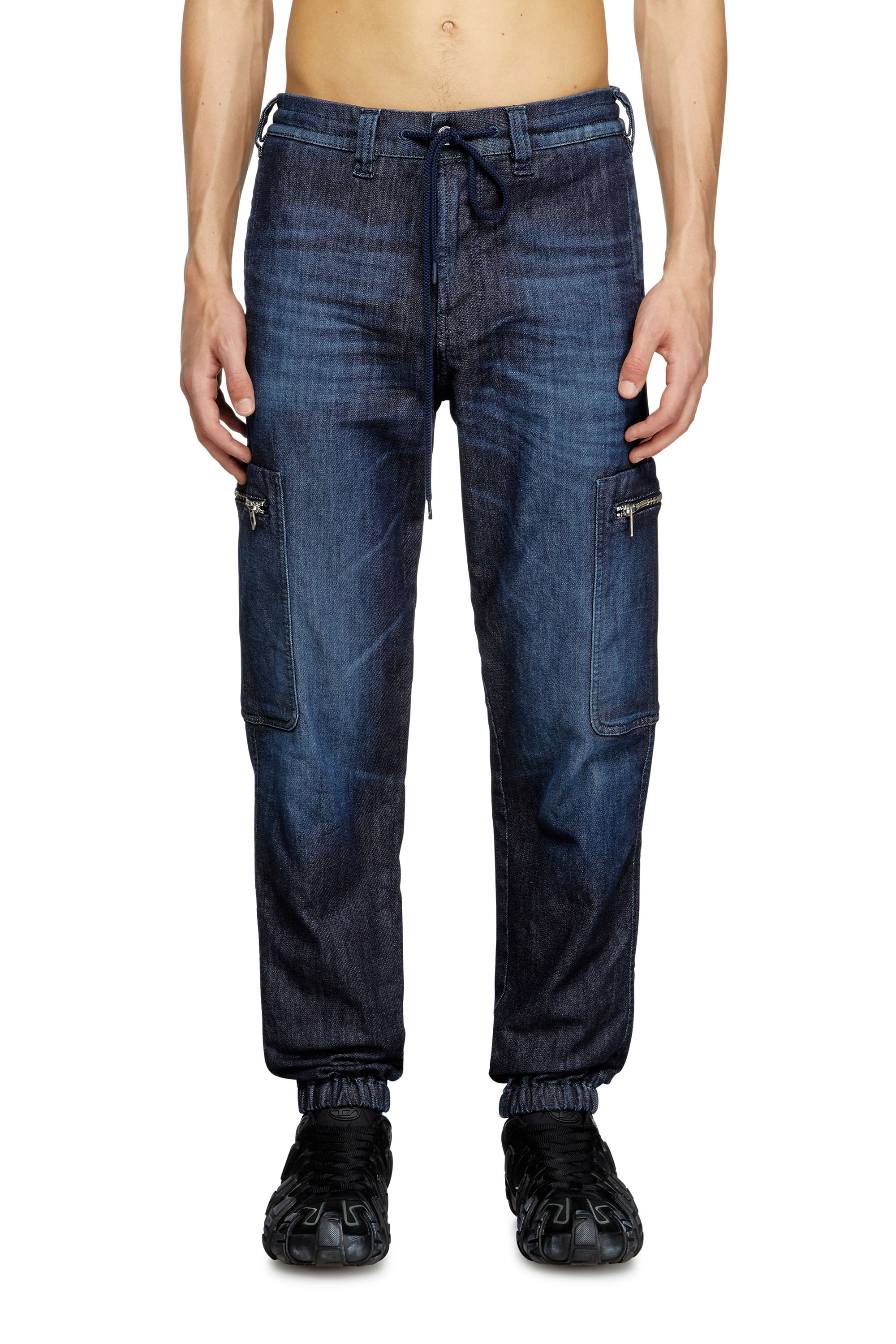 Diesel - Slim D-Lab JoggJeans® 09L11 Mixte, Bleu Foncé - Image 3