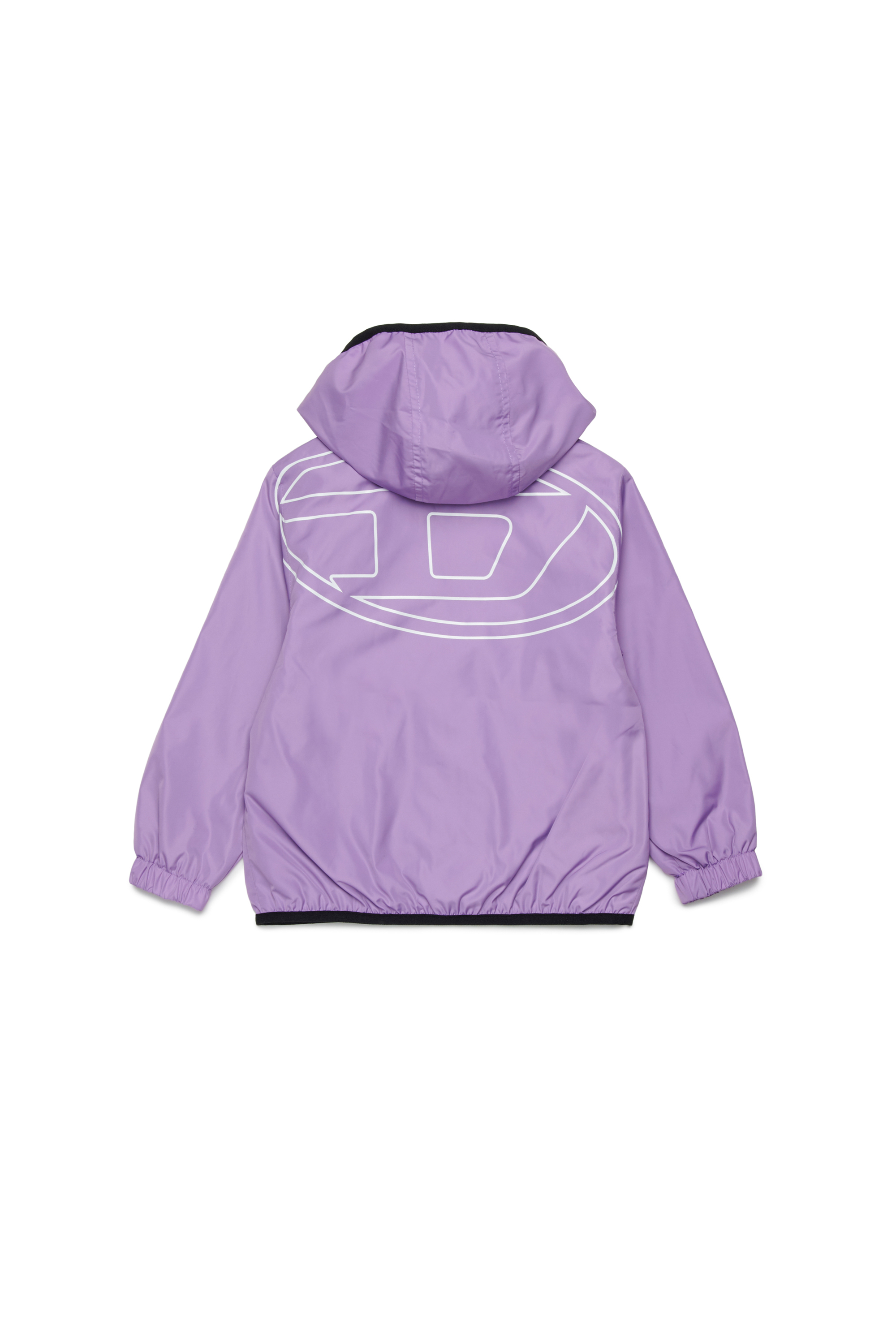Diesel - JFLOGB, Giacca con cappuccio con mega stampa Oval D Unisex in Viola - 2