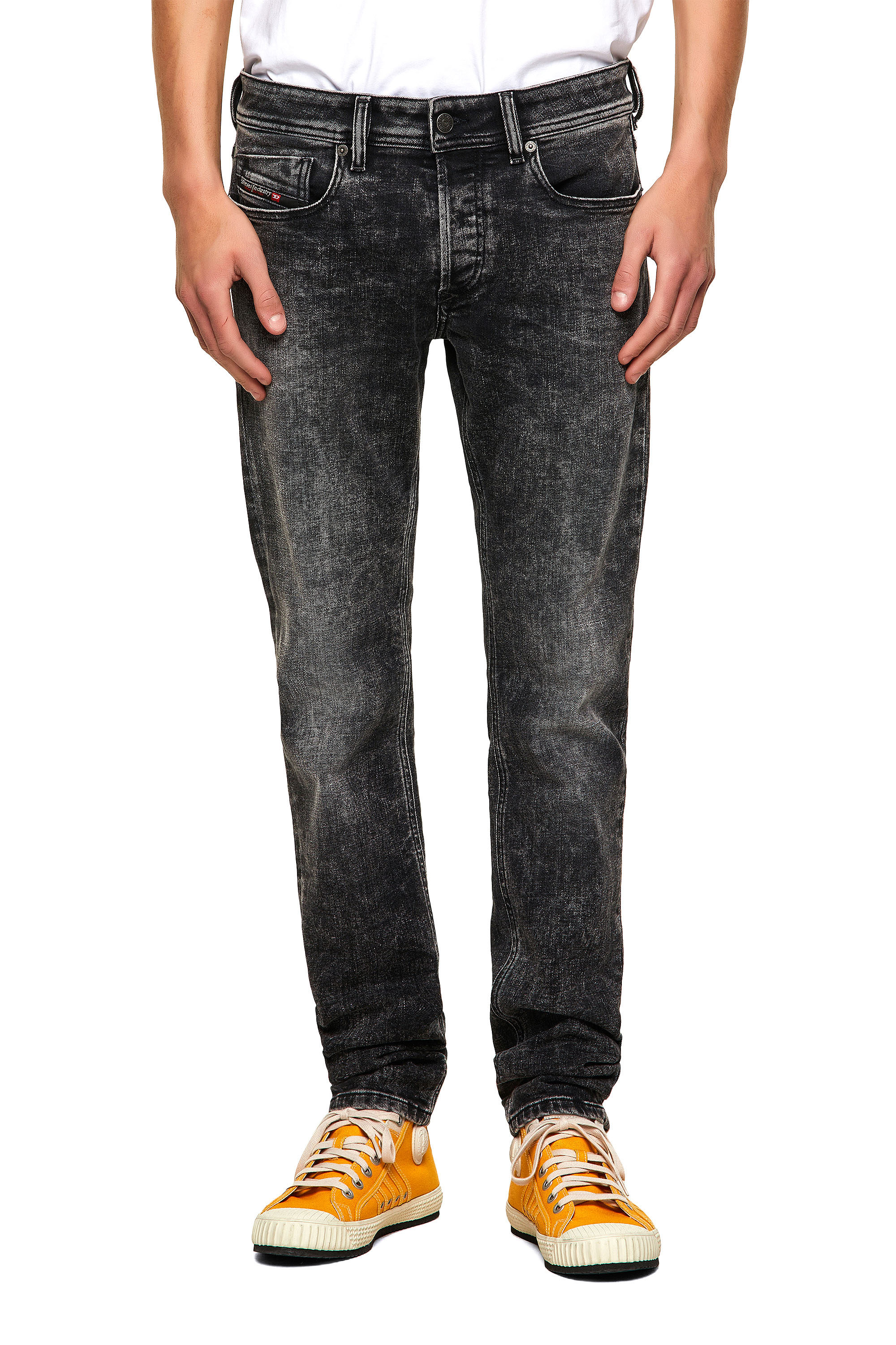 Sleenker 09A17, Schwarz/Dunkelgrau - Jeans