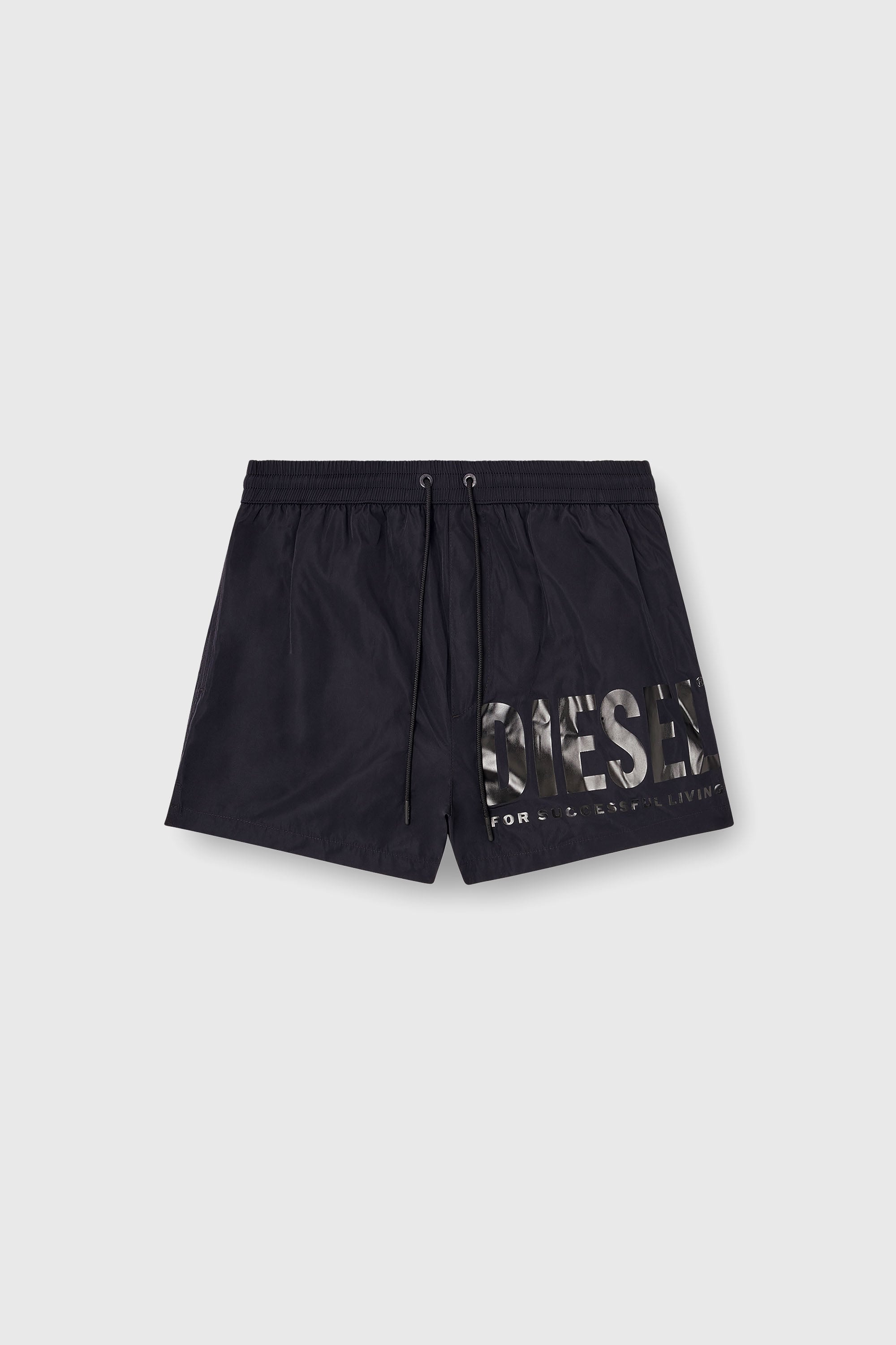 Diesel - MARIO-34-D-CORE, Short de bain avec logo imprim&eacute; Homme in Noir - 2